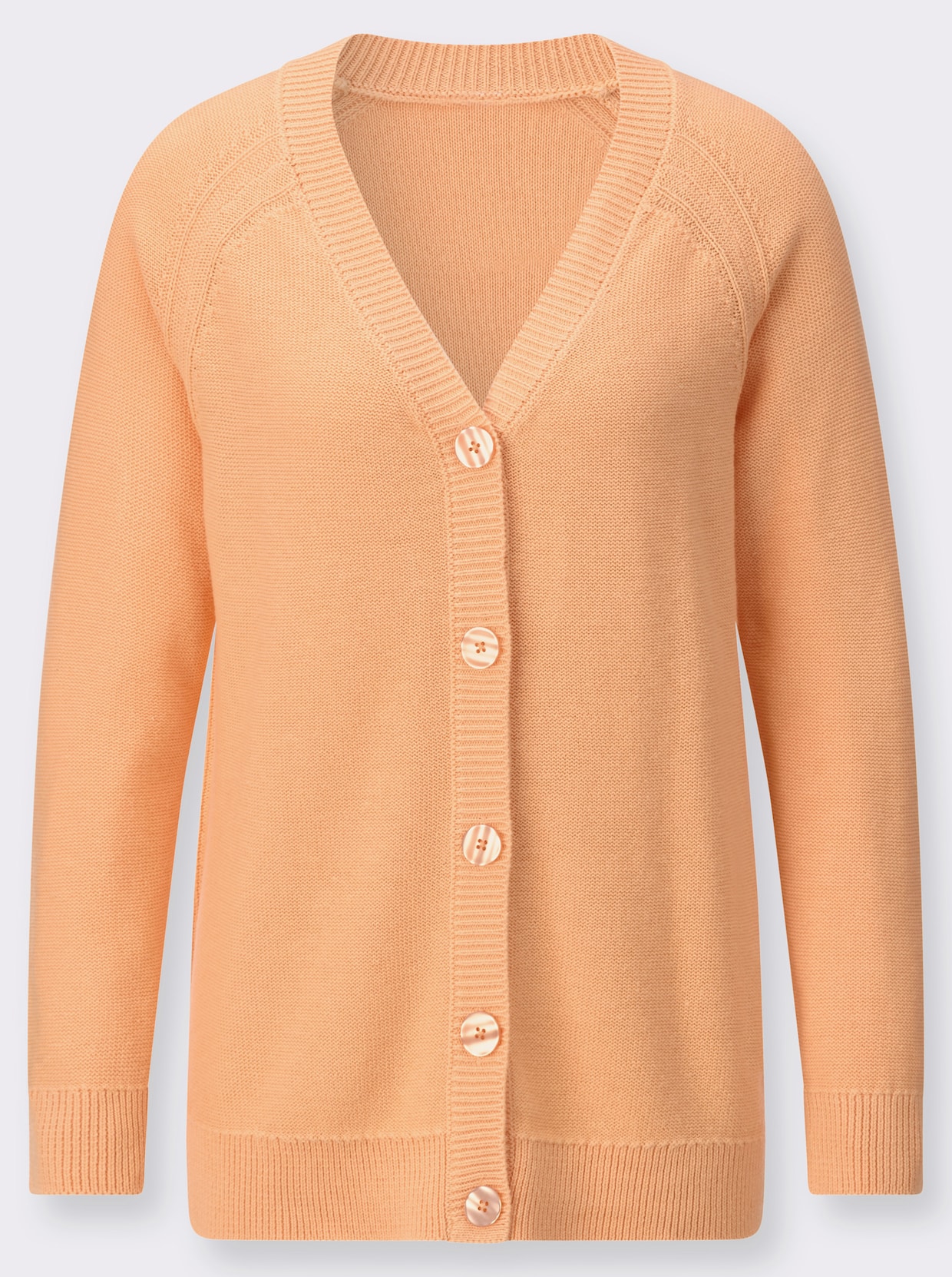 Strickjacke - apricot