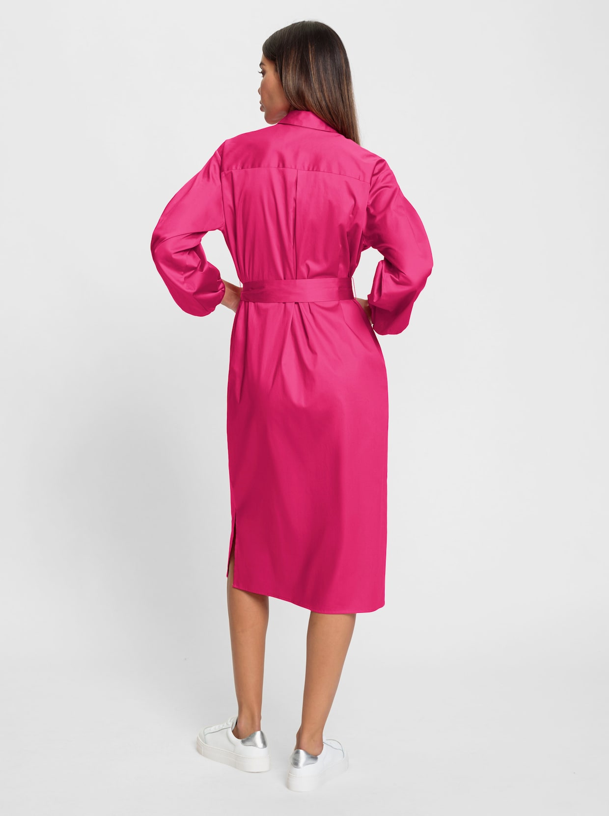 heine Hemdblusenkleid - pink