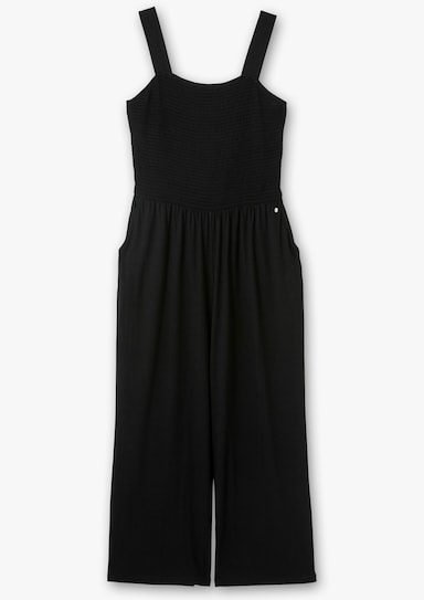 sheego Jumpsuit - schwarz
