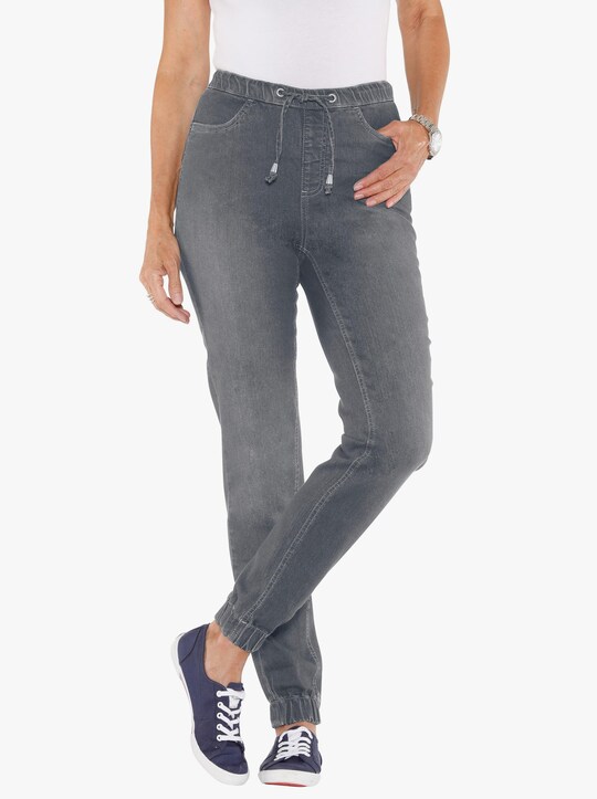 Jeans - grey-denim