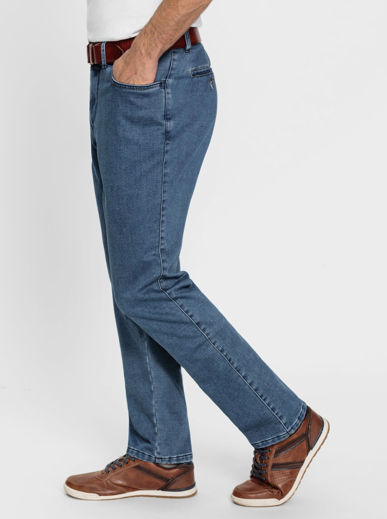 Thermo-Jeans - blue-stone-washed