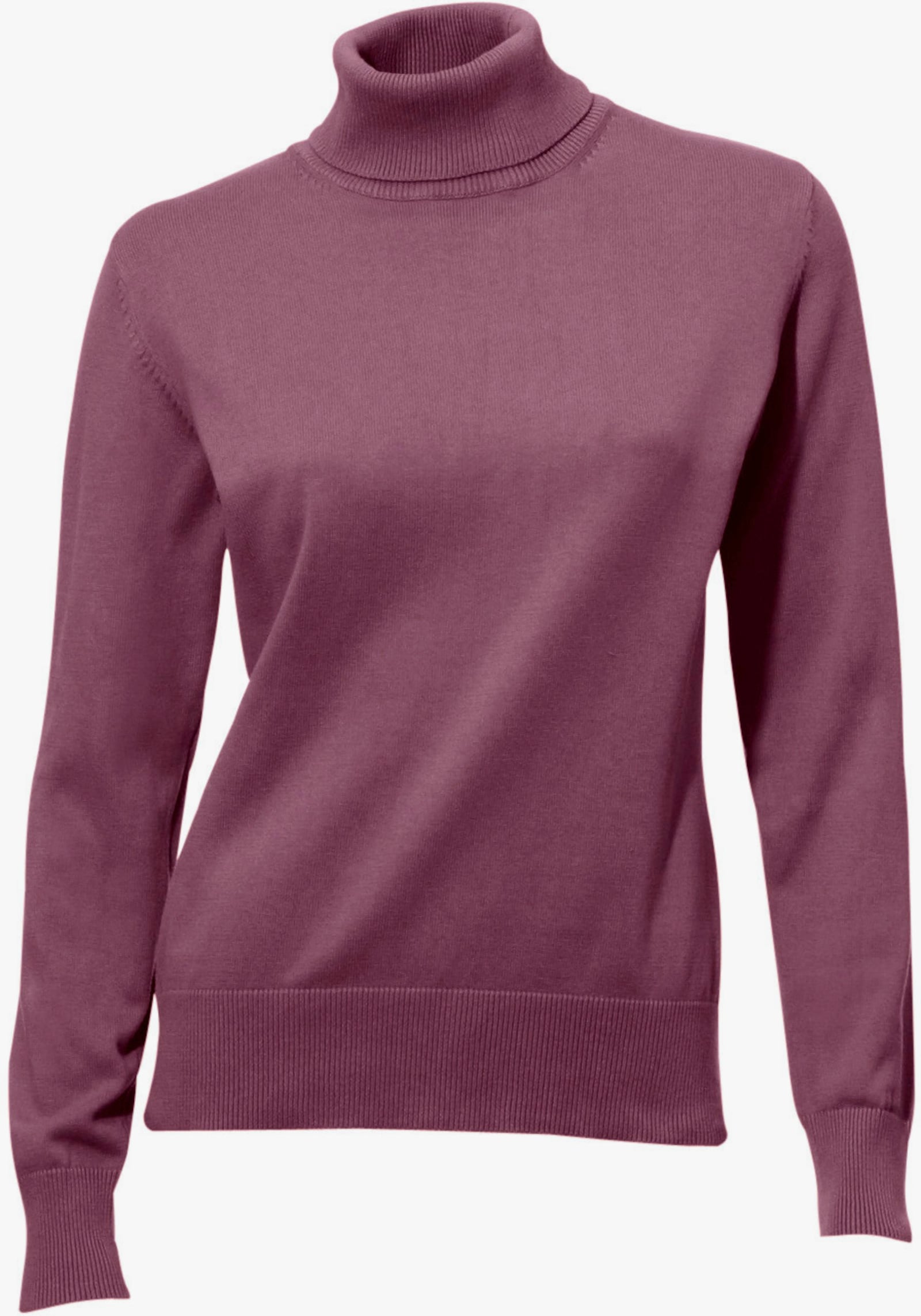 heine Rollkragenpullover in Feinstrick-Qualität - mauve