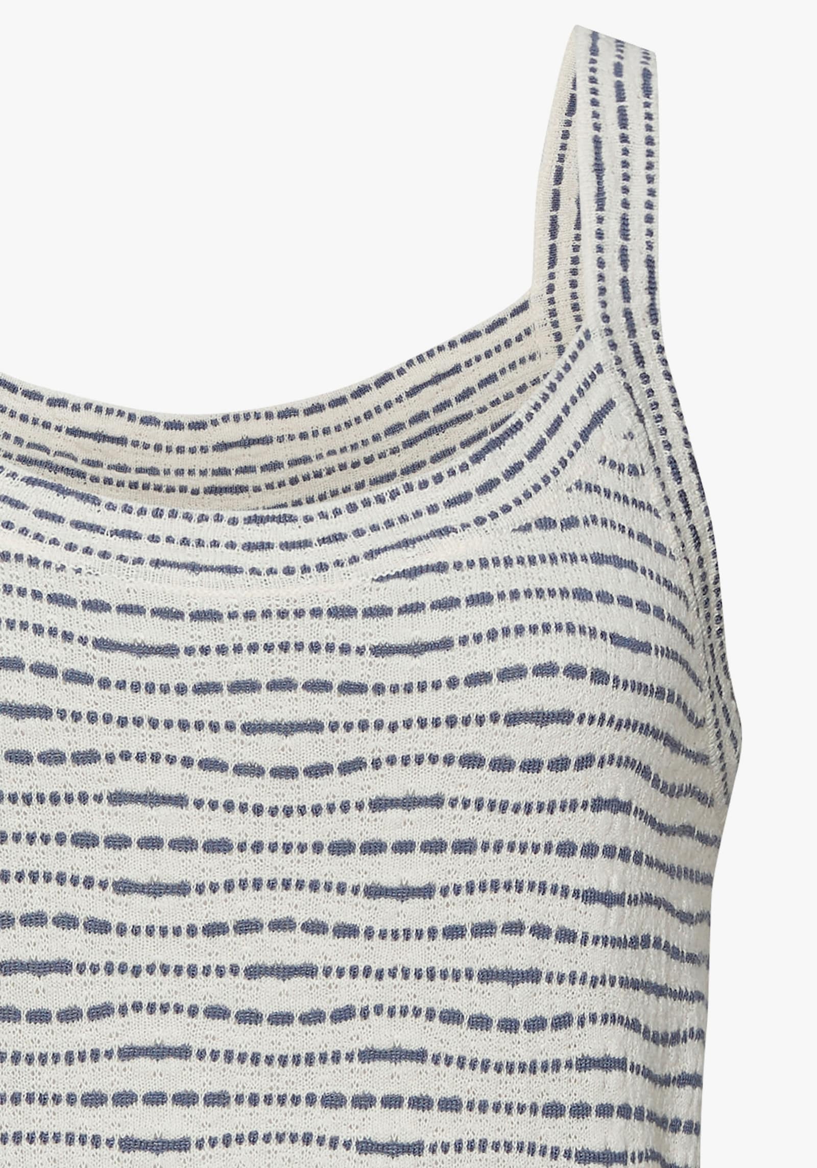 Vivance Stricktop - creme-rauchblau