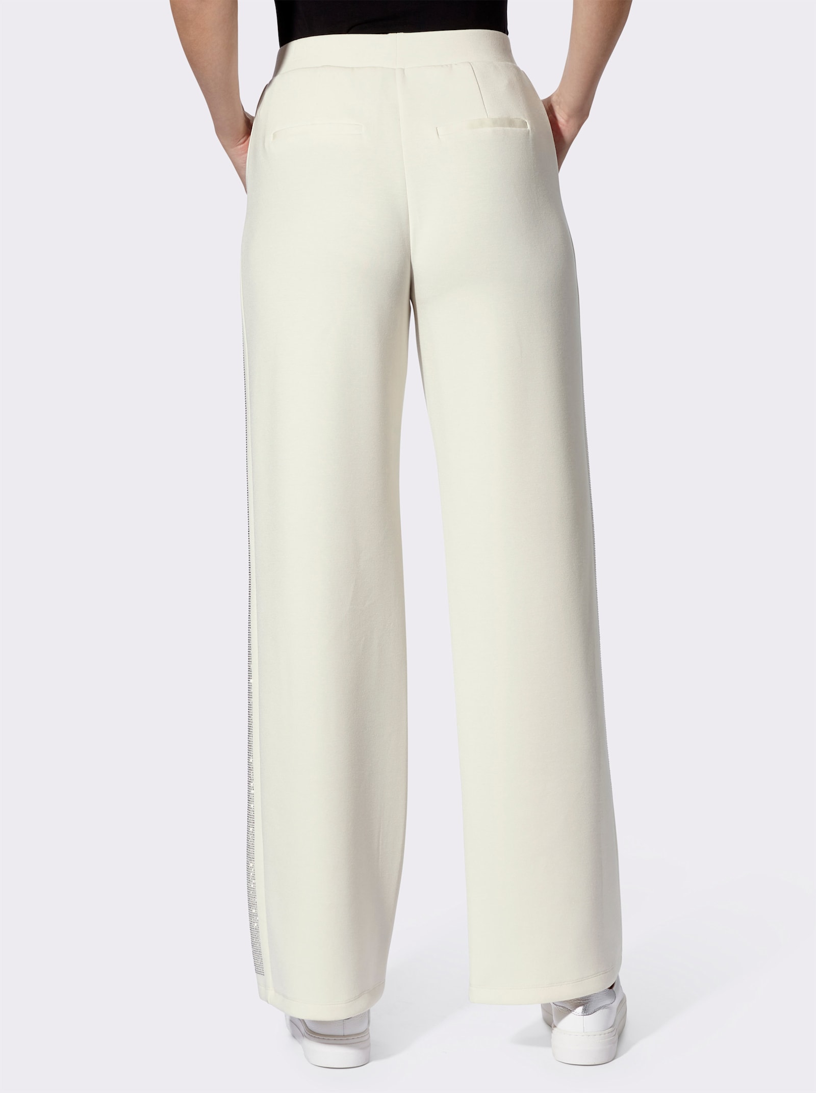 heine Schlupfhose mit Glitzersteinchen - champagner