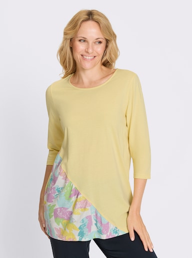 Longshirt - zitrone-mint