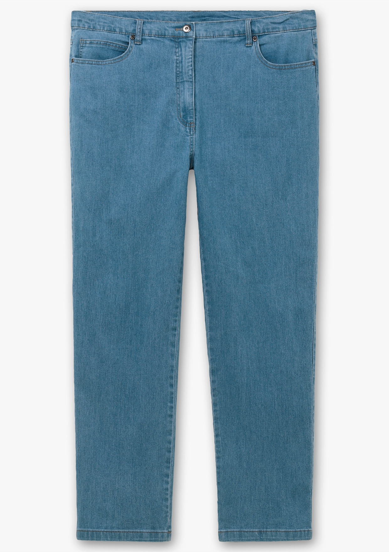 5-Pocket-Jeans mit Stretch-Anteil - blue-bleached