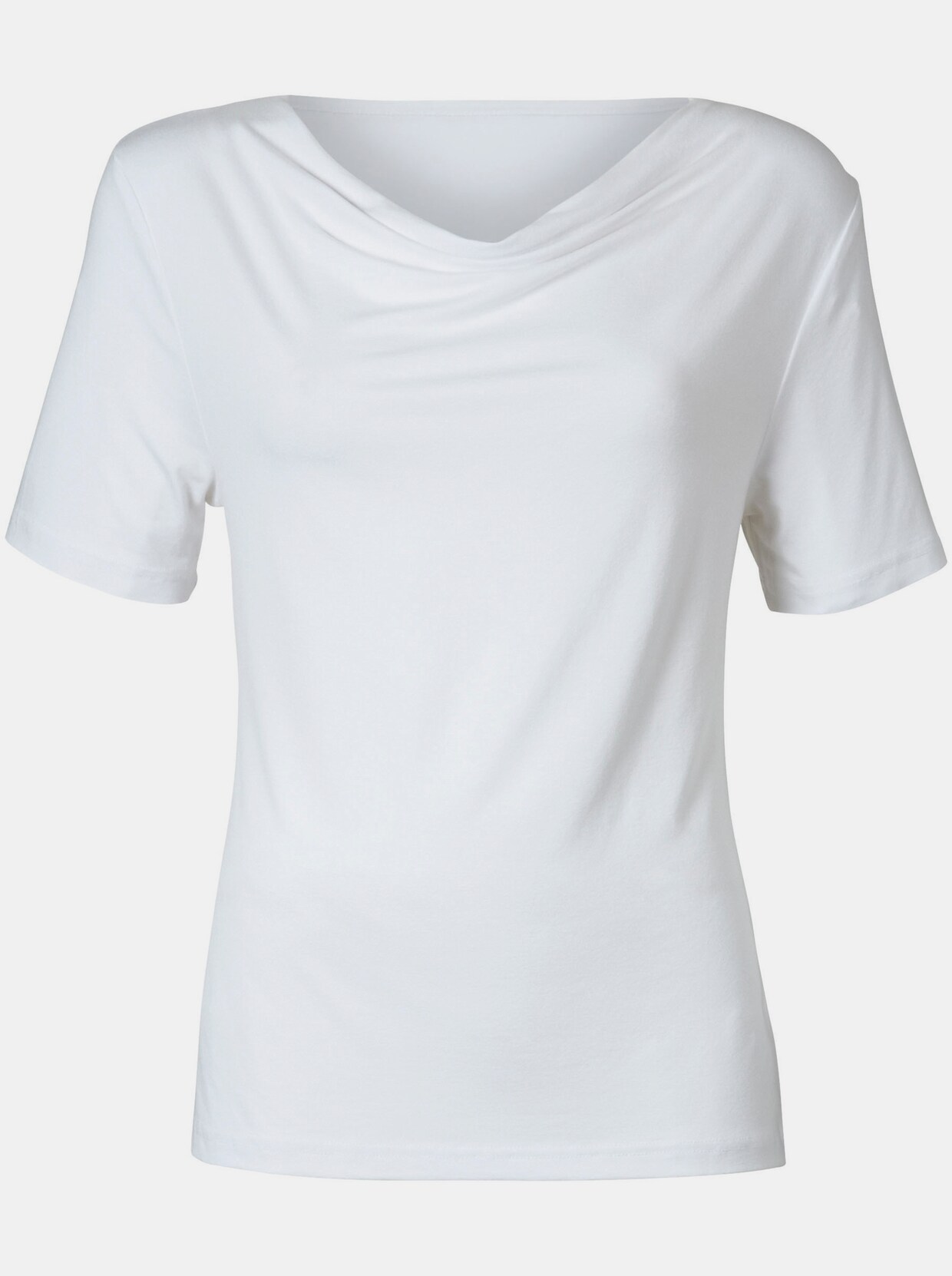 T-shirt à col bénitier - blanc