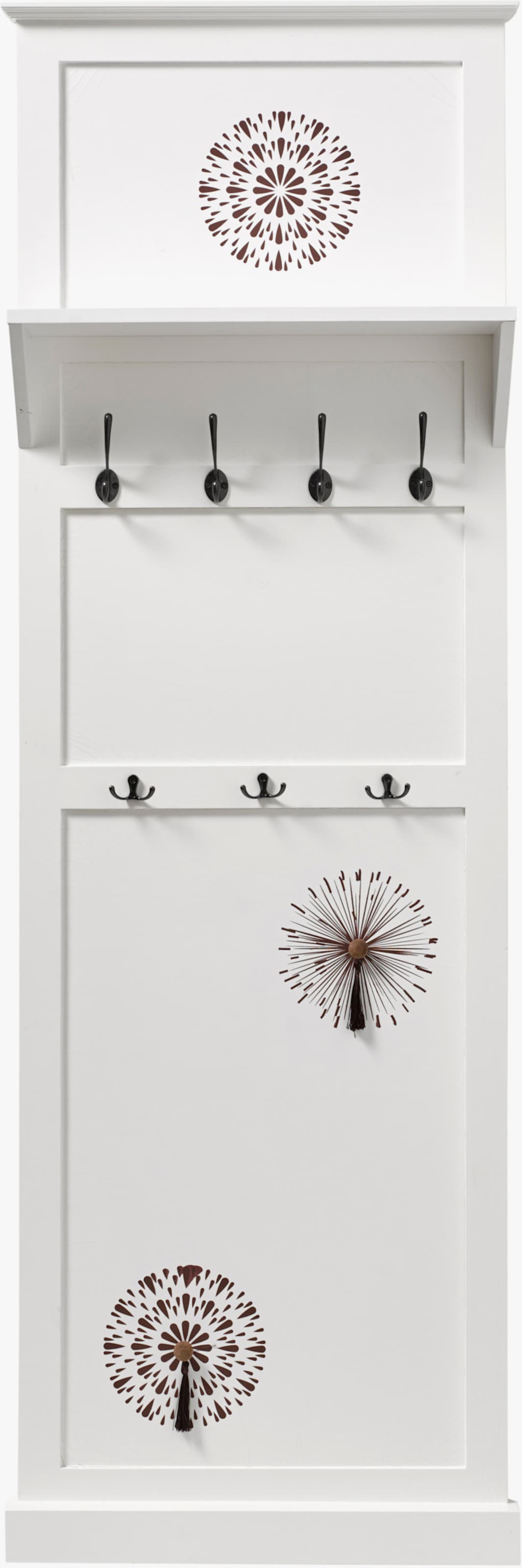 heine home Garderobenpaneel - weiß-natur