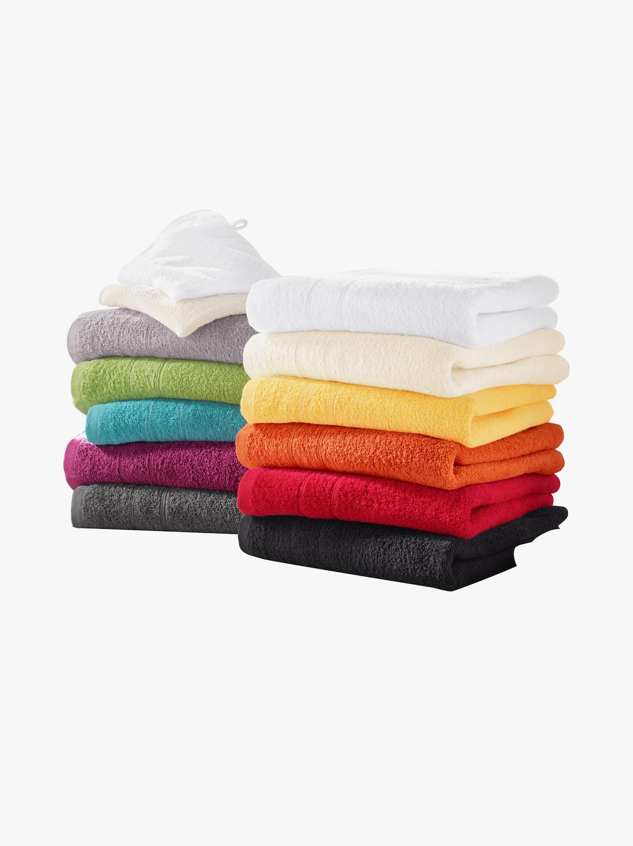 wäschepur 4díl. výhodné balení ručníků - bílá