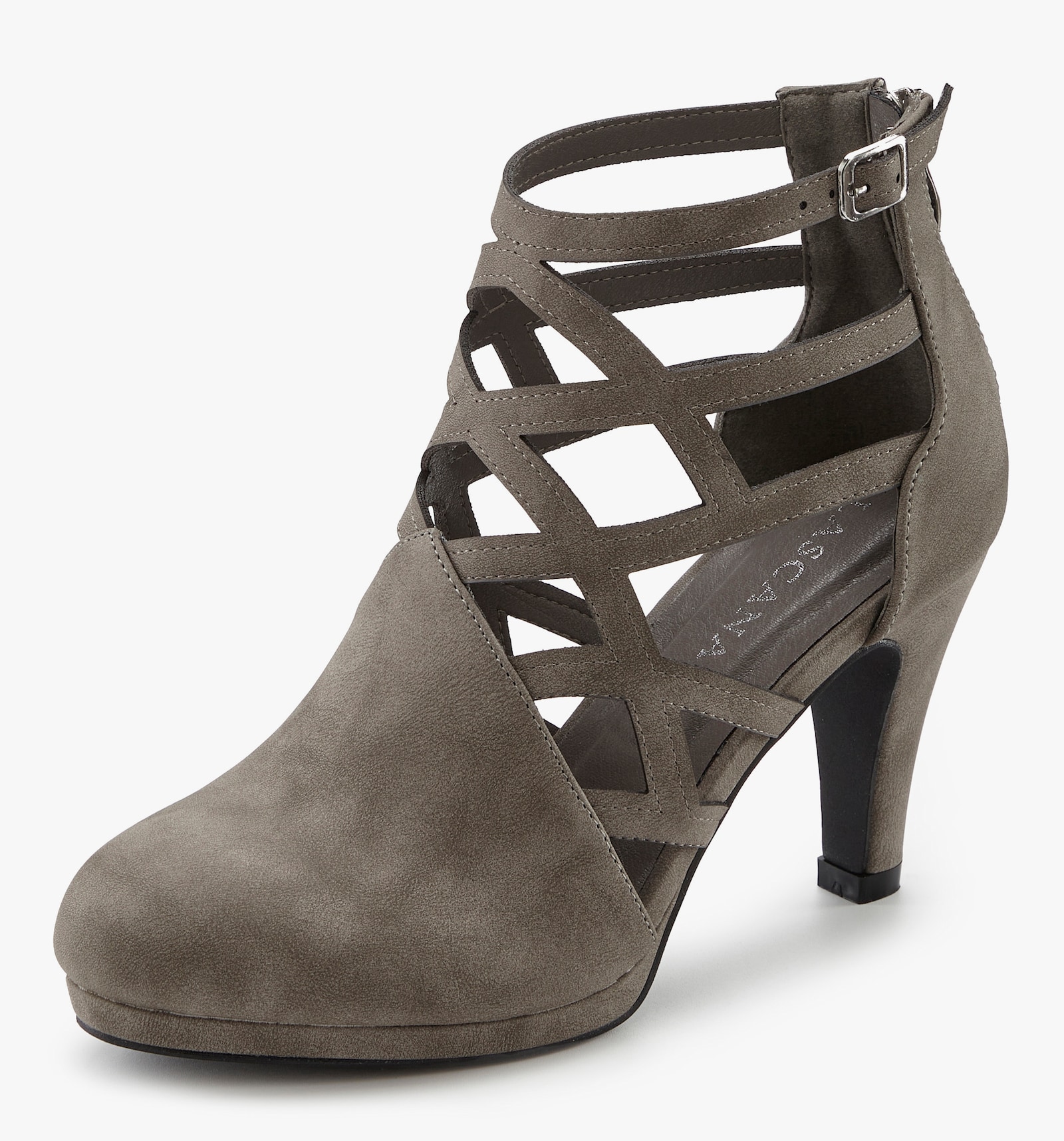 LASCANA Stiefelette - grau