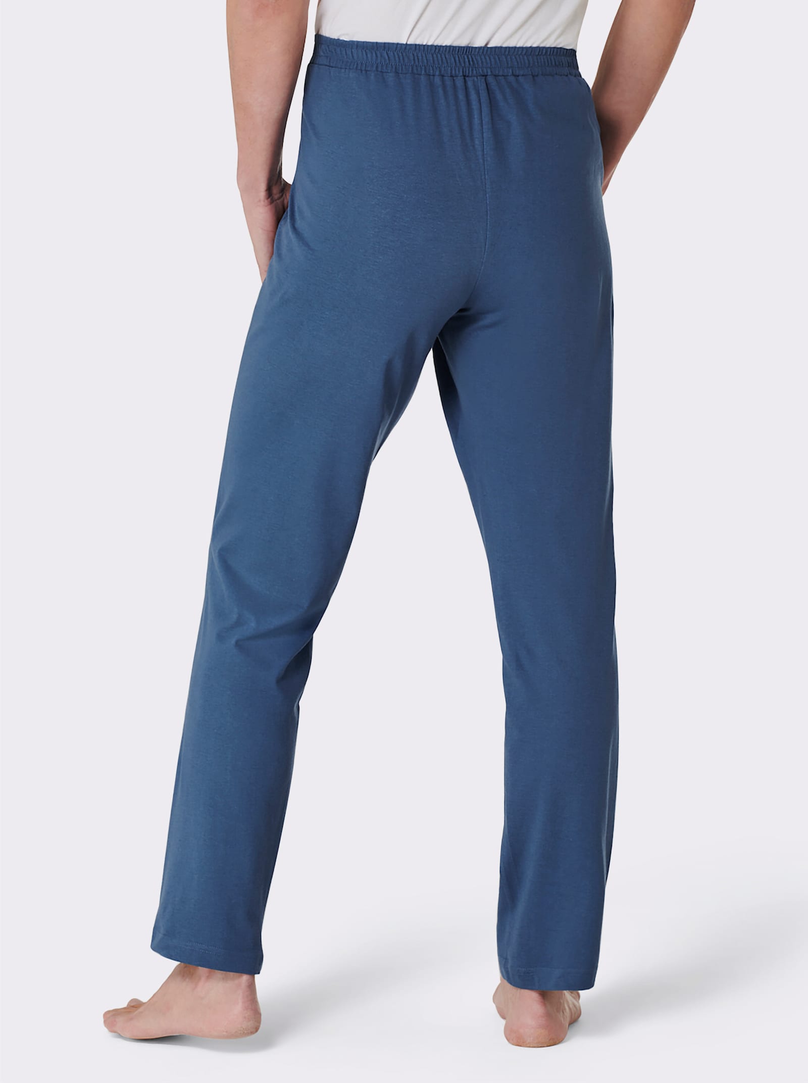 wäschepur men Lange broeken - jeansblauw + antraciet gemêleerd