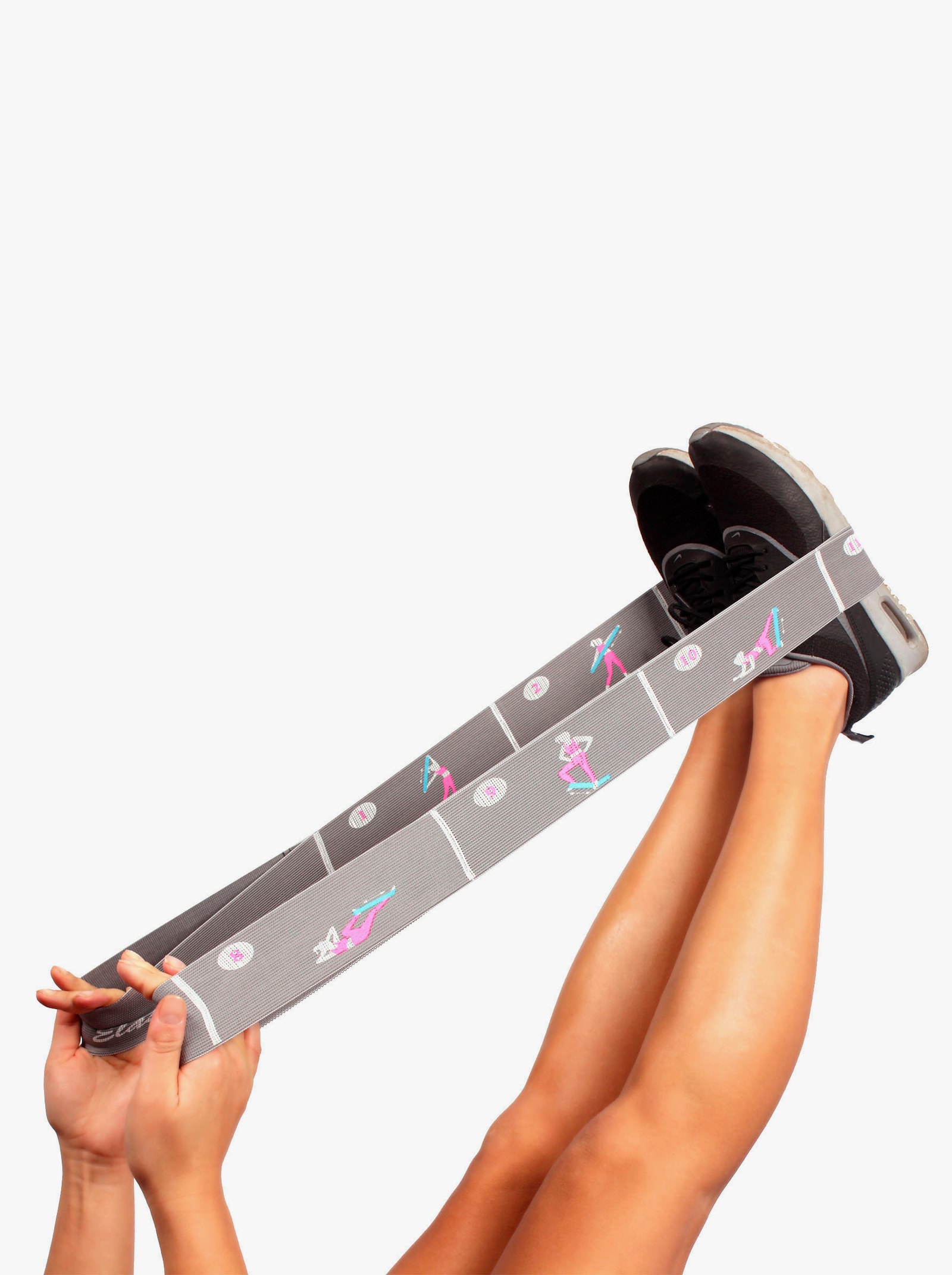 Elastische band - grijs