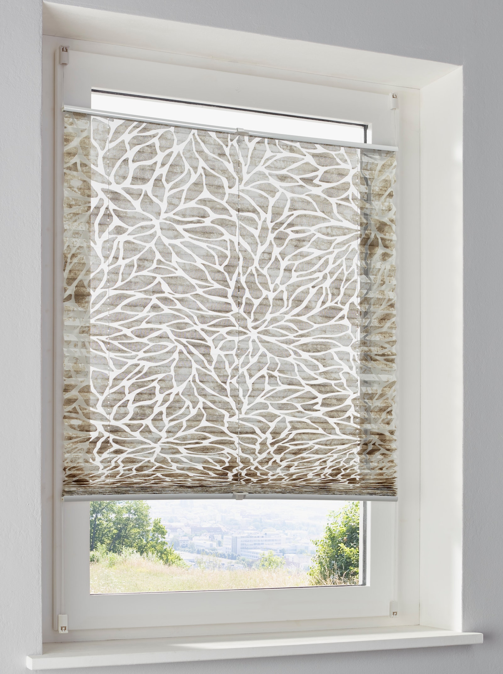 heine home Plissee-Jalousie - weiß-natur