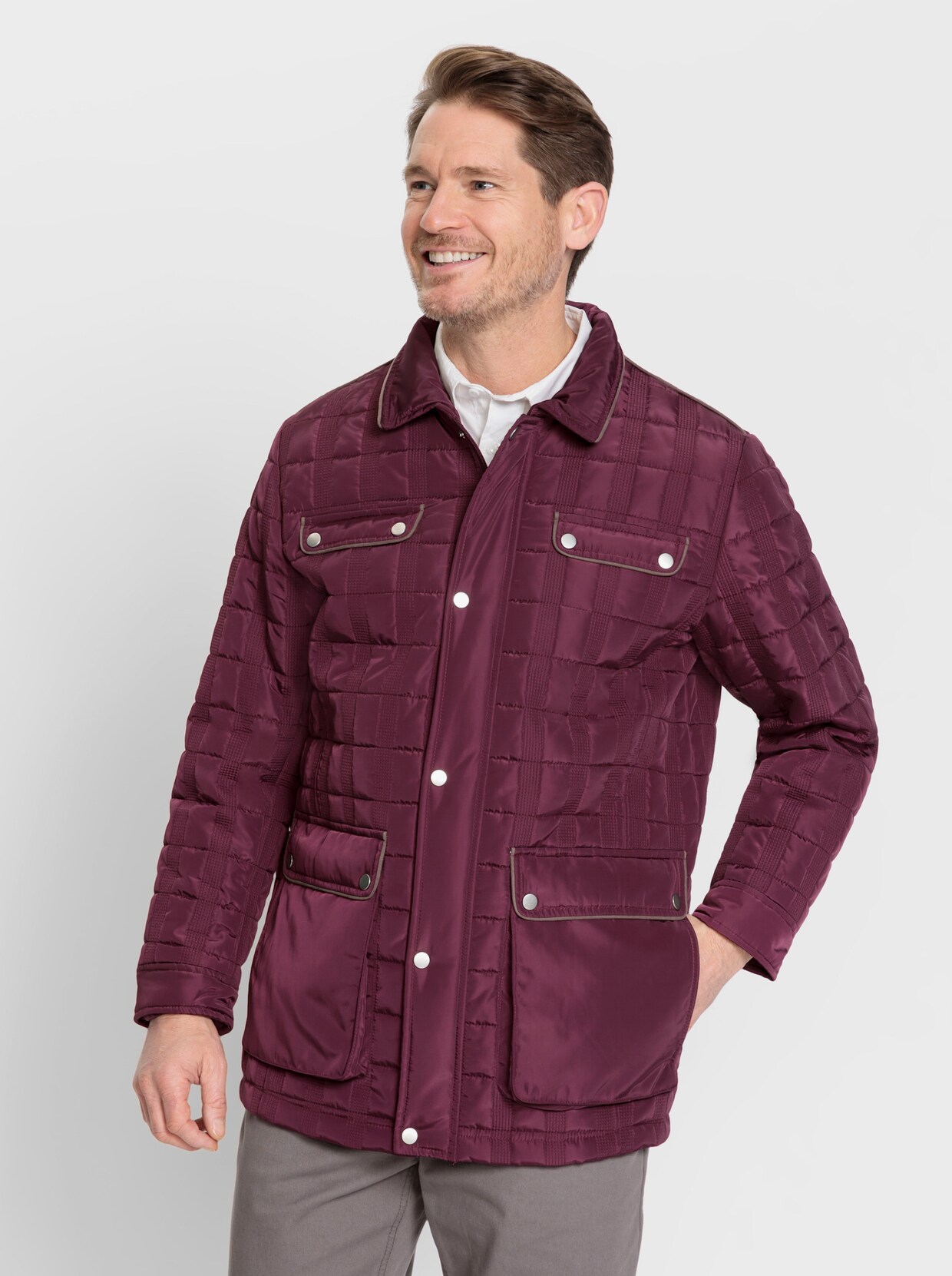 Marco Donati Steppjacke - burgund