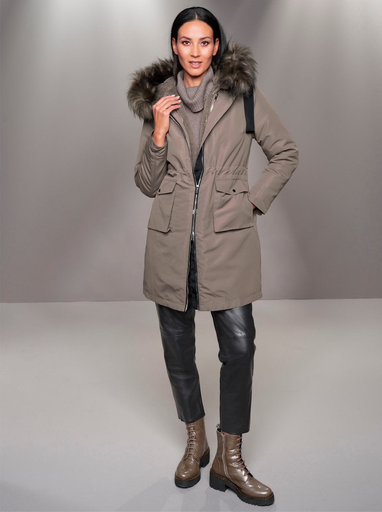 heine Manteau - taupe foncé