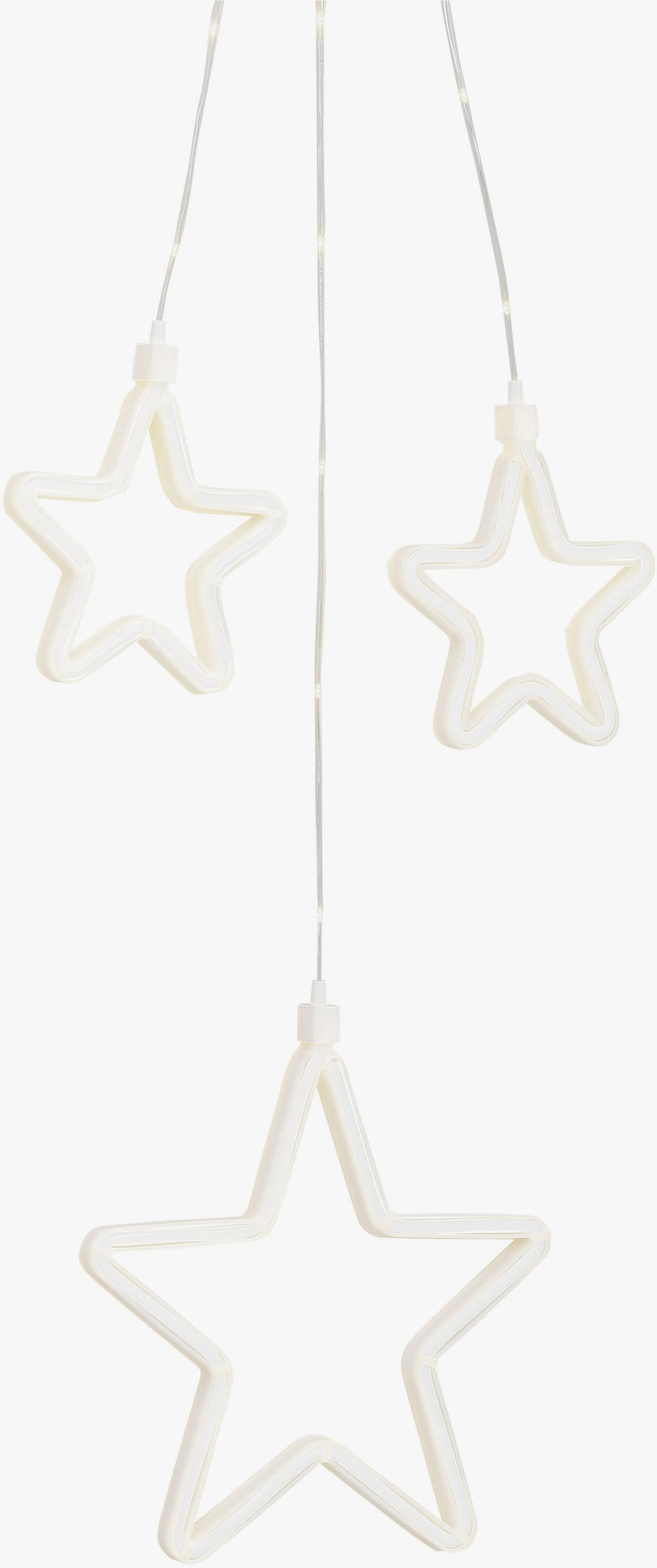 my home LED-Lichtervorhang - transparent