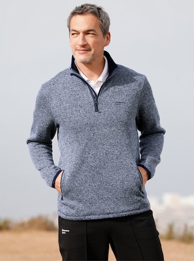 Catamaran Sports Strickfleece-Shirt - marine-meliert