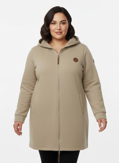 Sweatjacke - beige