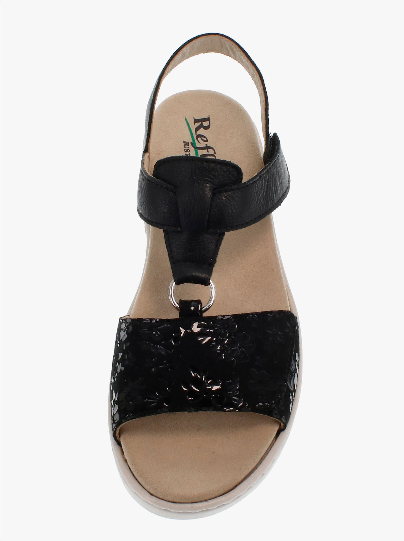 Reflexan Sandales avec fermeture auto-agrippante - noir