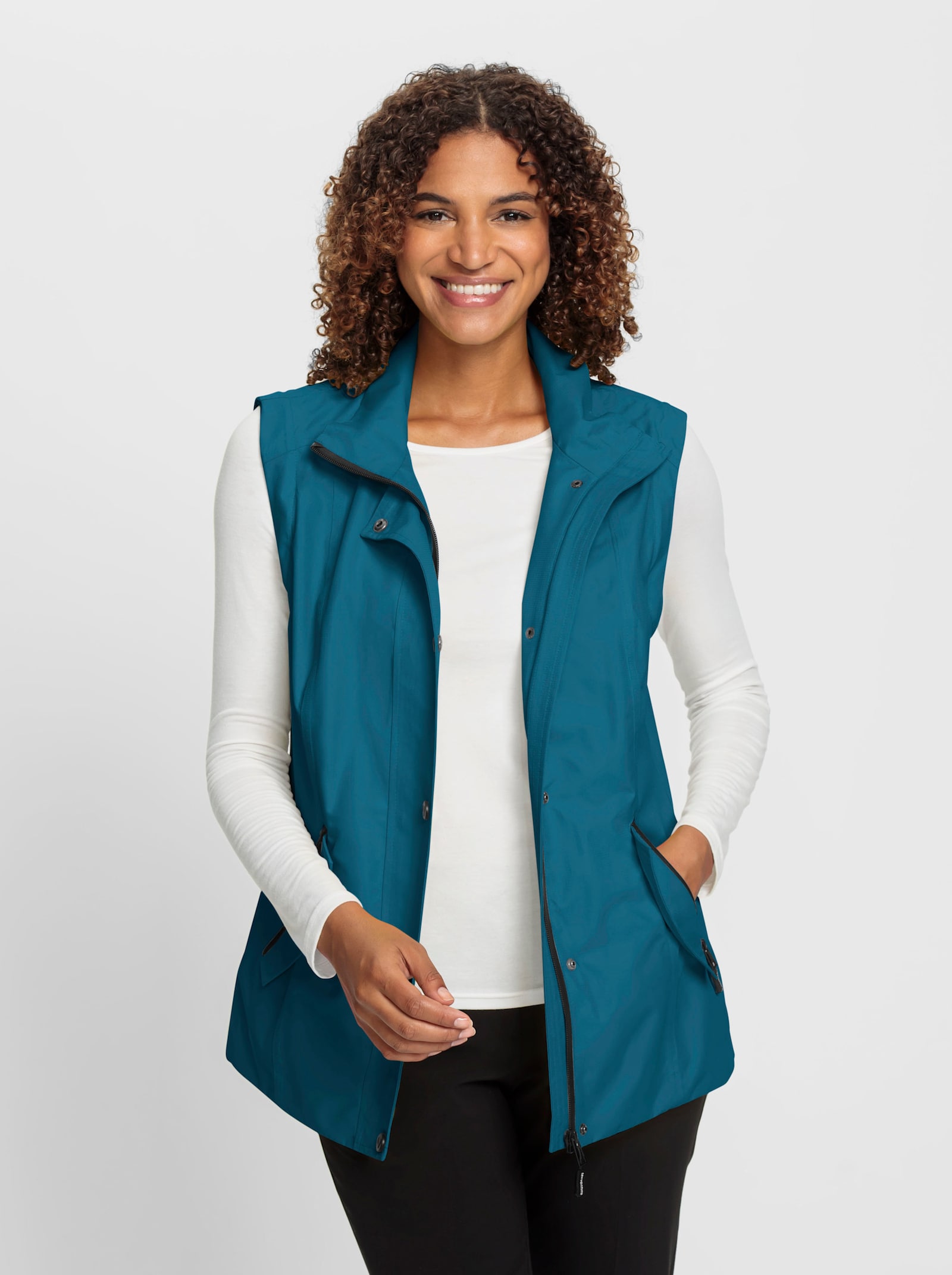 Funktionsjacke mit abnehmbaren Ärmeln - topas