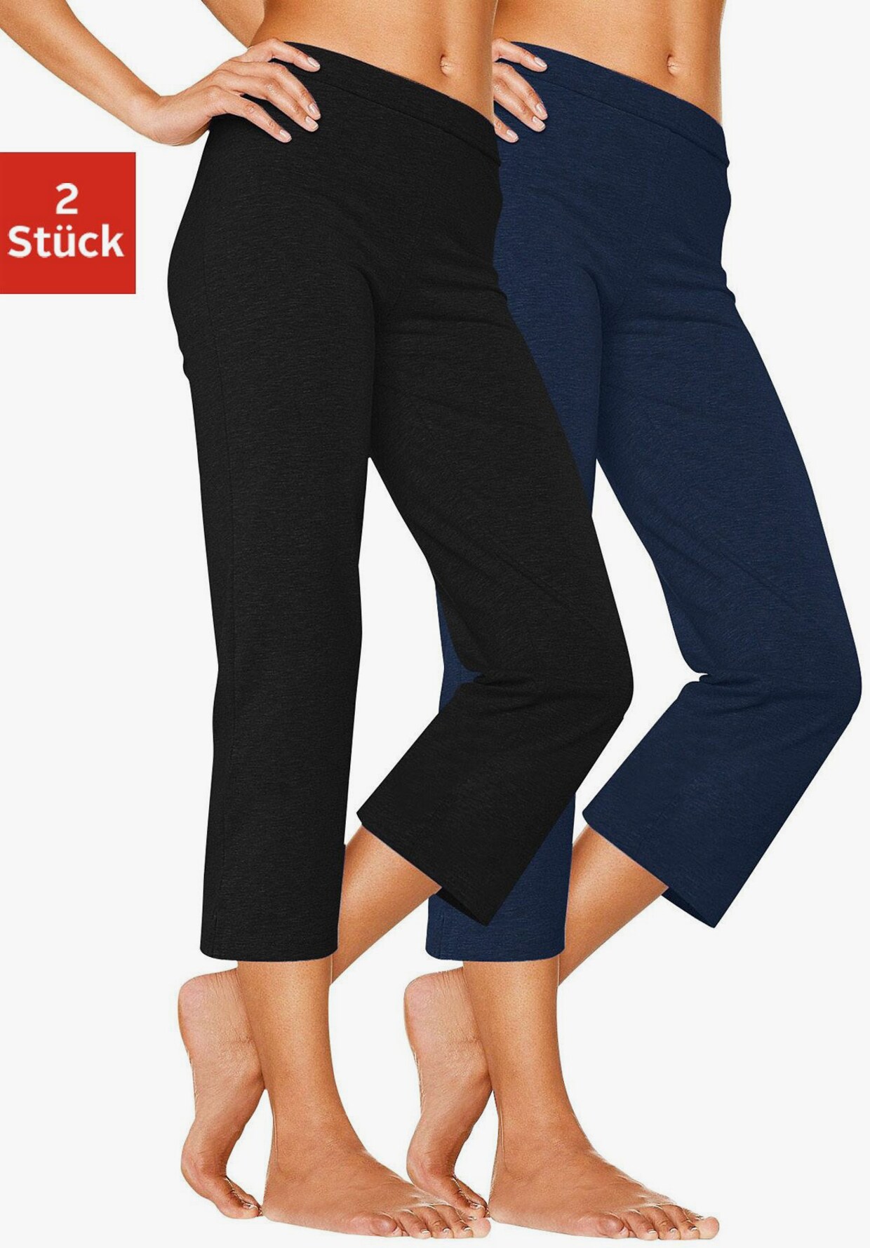 vivance active Caprihose - blau
