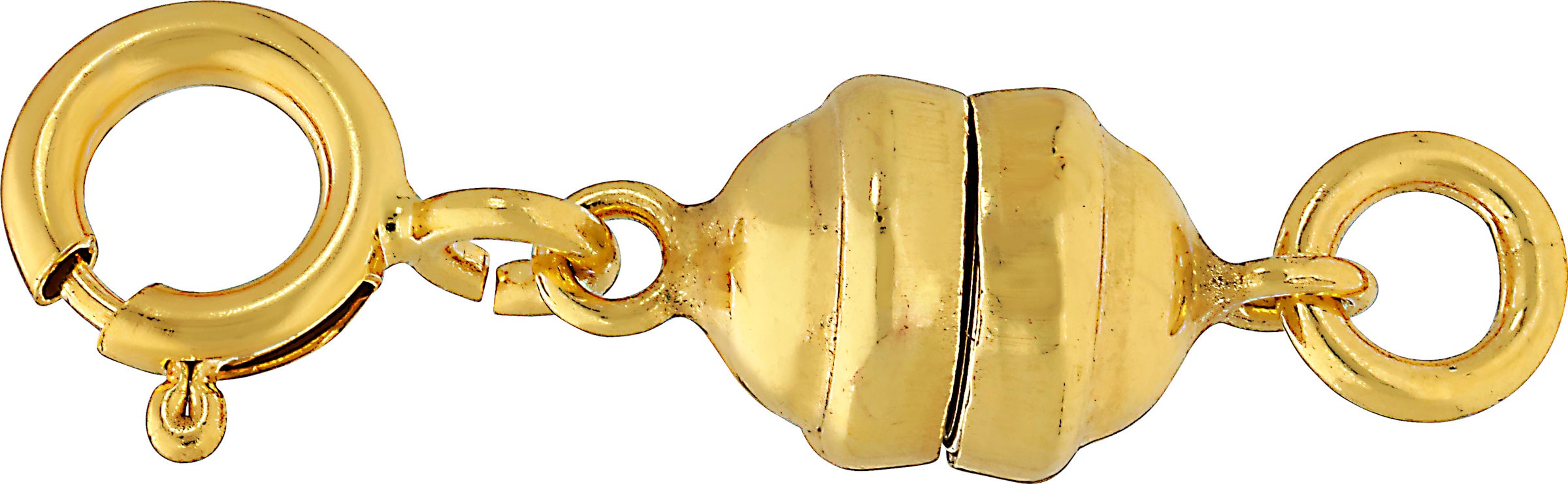 Gold Ring günstig Kaufen-Magnetschließe in Gelbgold 375 von heine. Magnetschließe in Gelbgold 375 von heine <![CDATA[Magnetschließe, hergestellt aus Gelbgold 375. Zum problemlosen Verschließen. Federringverschluss. Länge ca. 3 cm.]]>. 