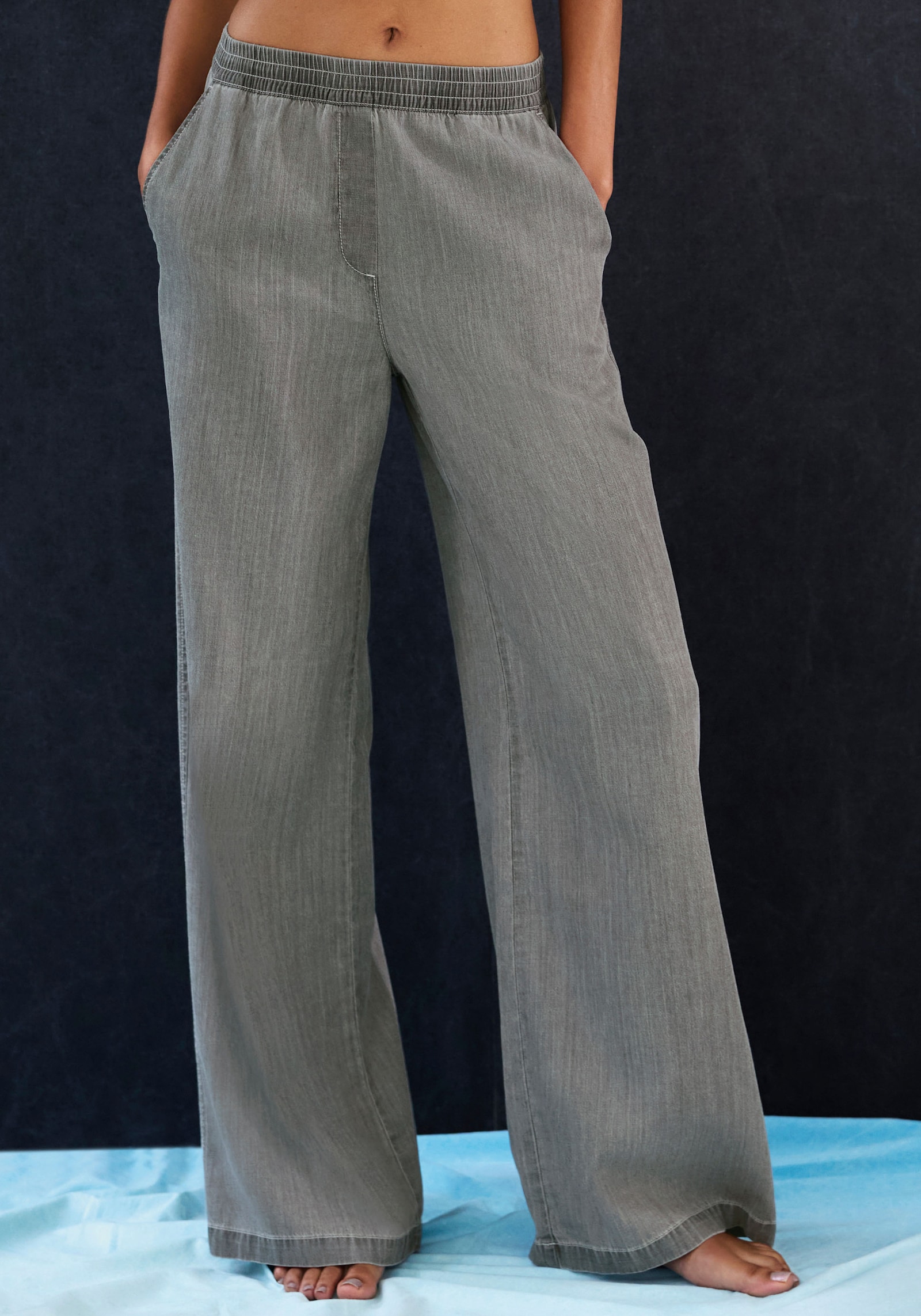 H.I.S Schlupfhose - grau