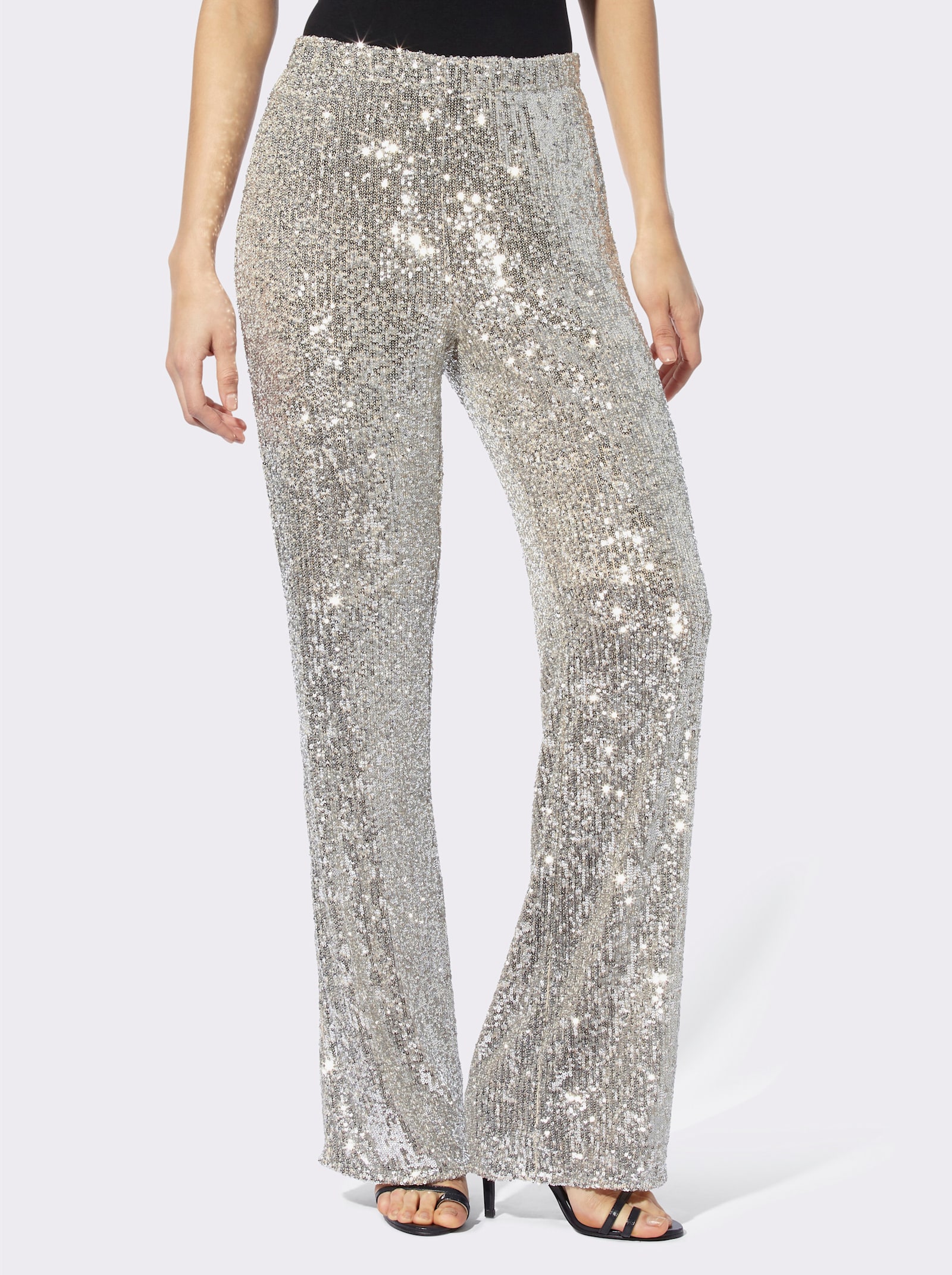 heine Hose in leicht ausgestellter Form - elfenbein