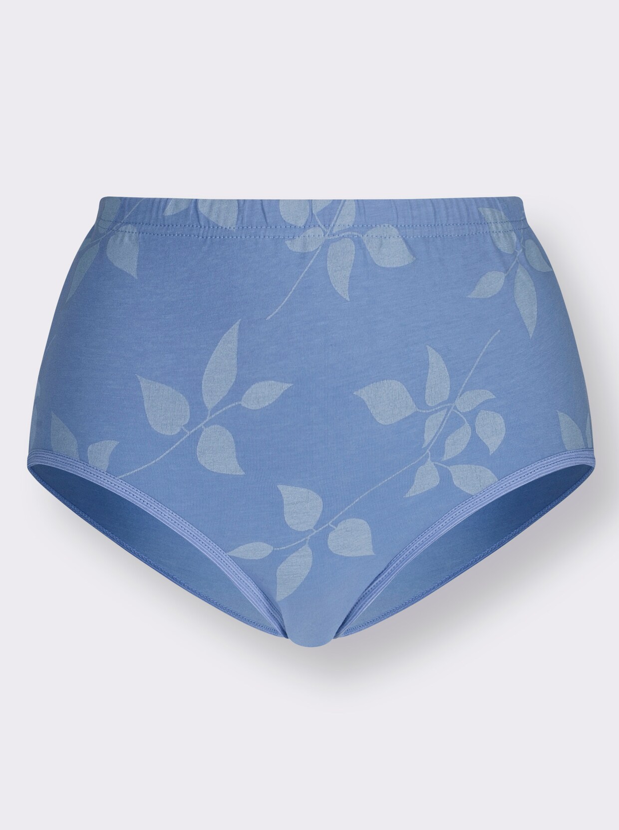 wäschepur Taillenslip - bleu + bleu-bedruckt