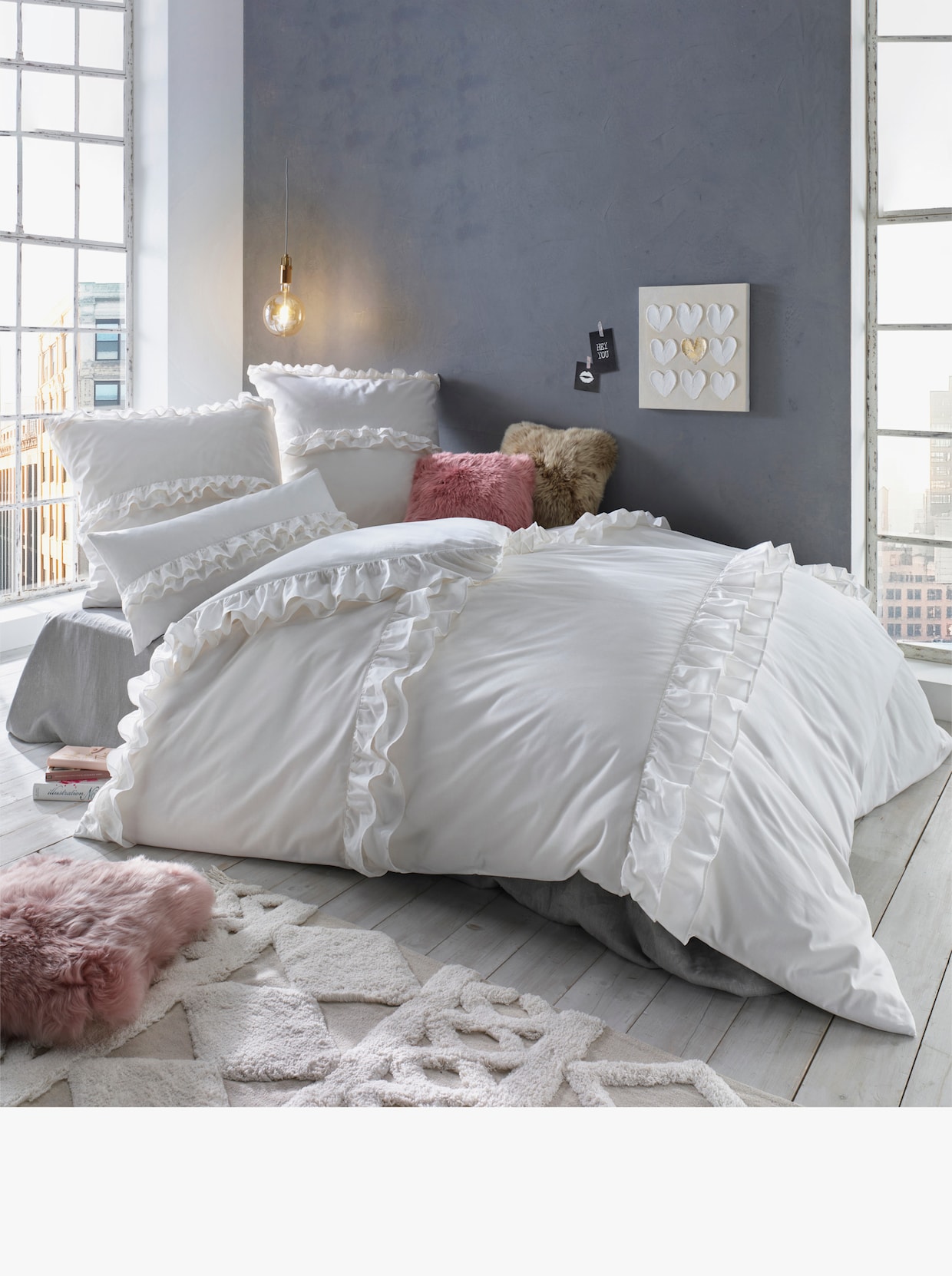 heine home Bedtextiel - wit