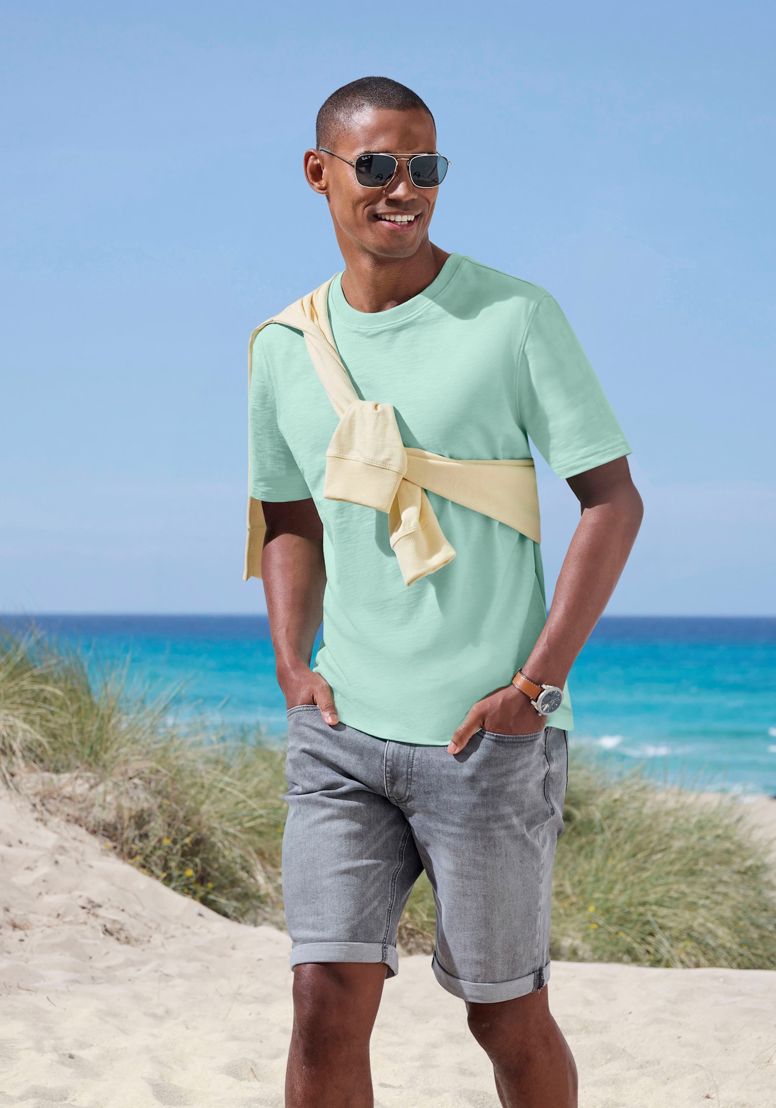 John Devin T-shirt - menthe