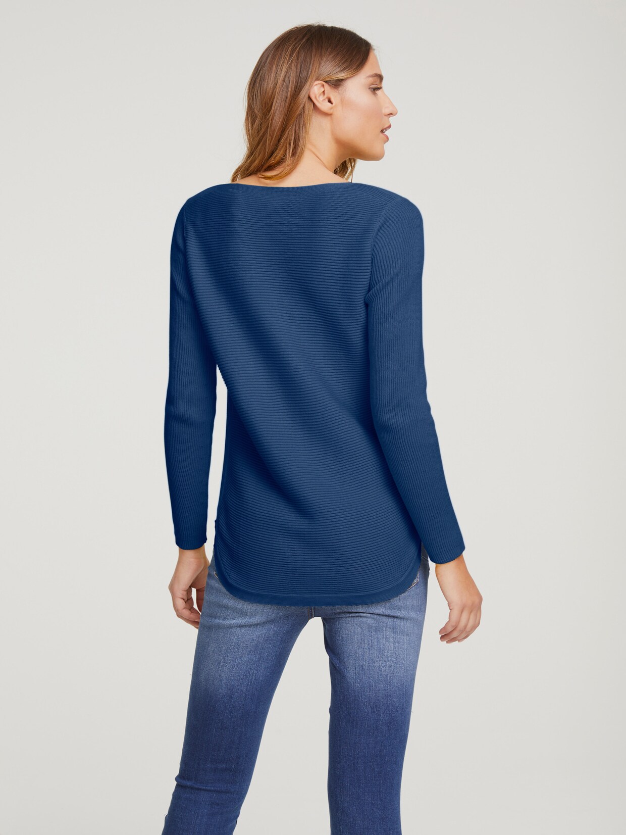 heine Feinstrickpullover - dunkelblau