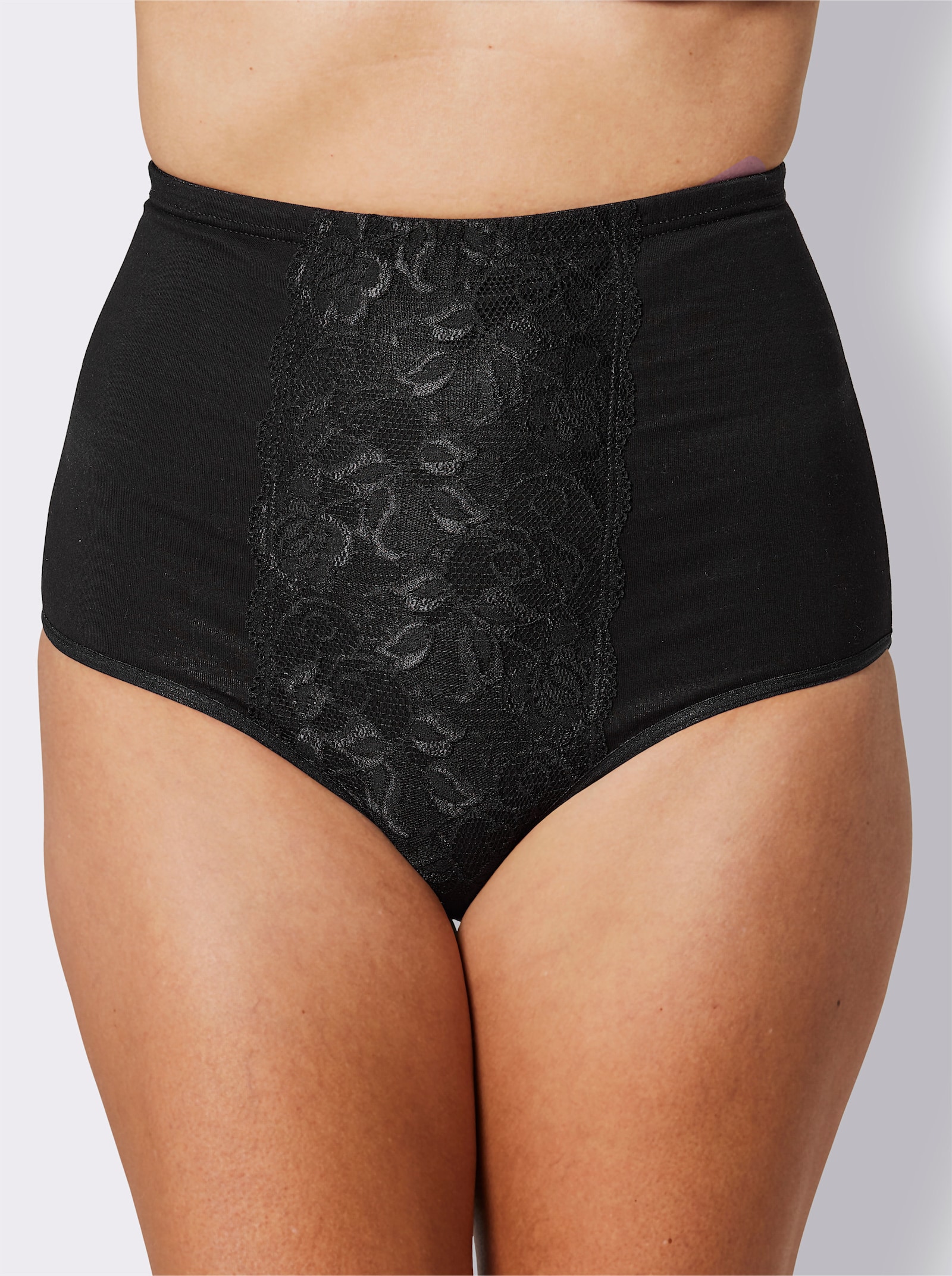 wäschepur Formslip mit leichtem Shaping-Effekt - schwarz