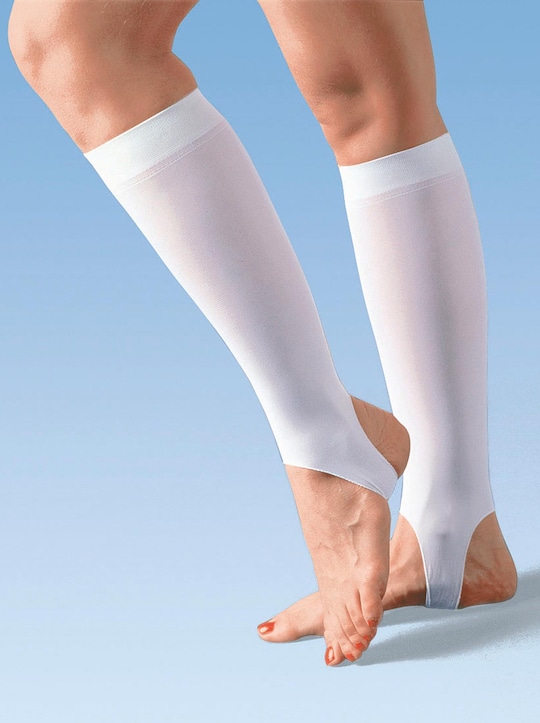 stützstrümpfe gegen wasser in den beinen