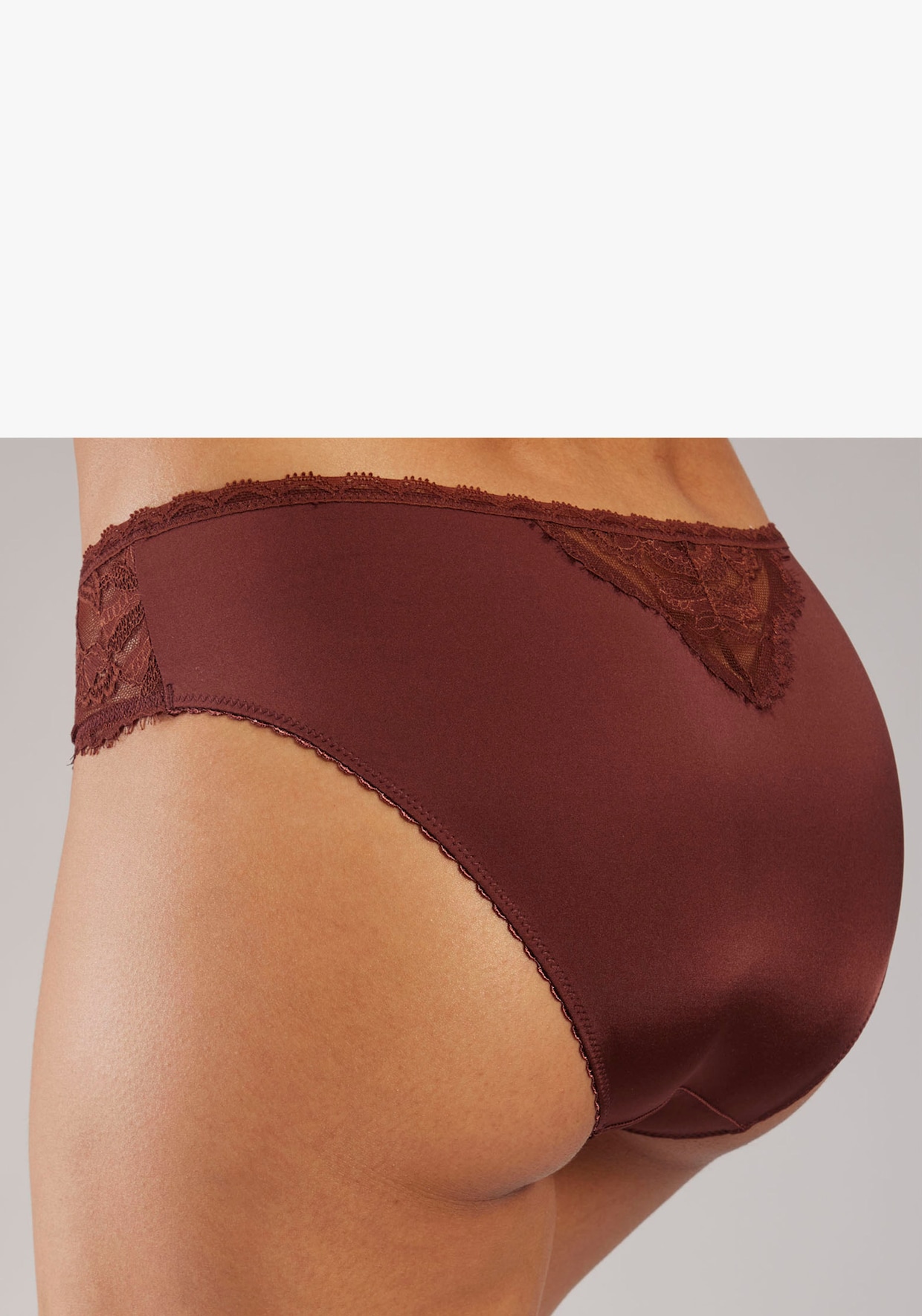 LASCANA Slip - chocolade