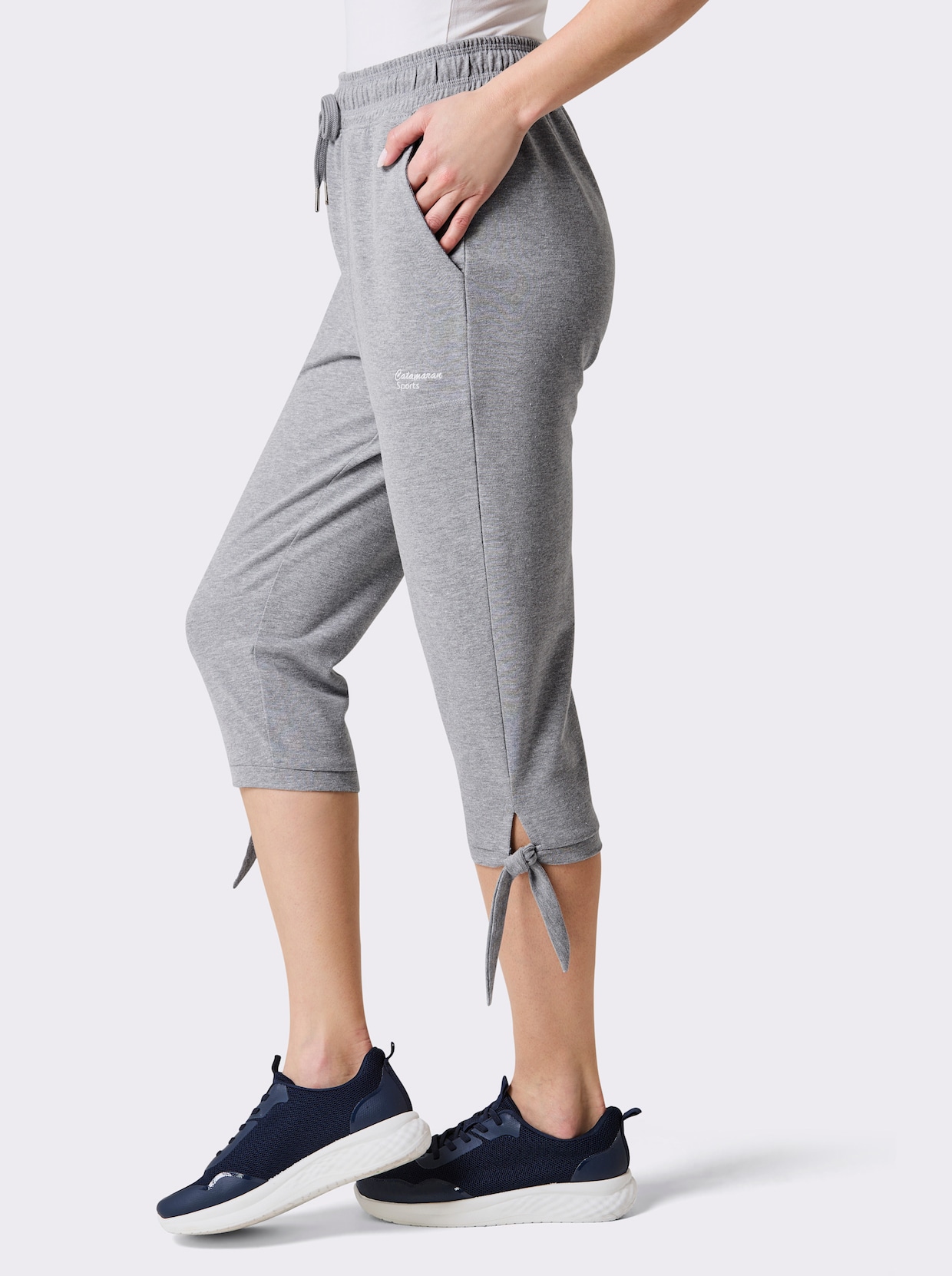 Catamaran Sports Freizeithose - grau-meliert