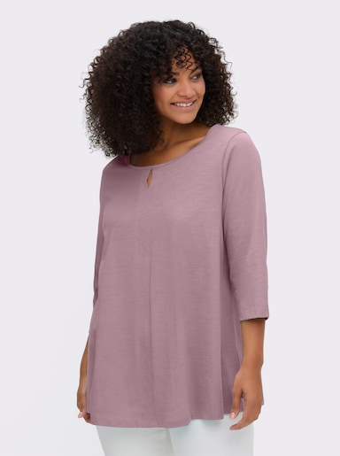 sheego 3/4-Arm-Shirt - malve