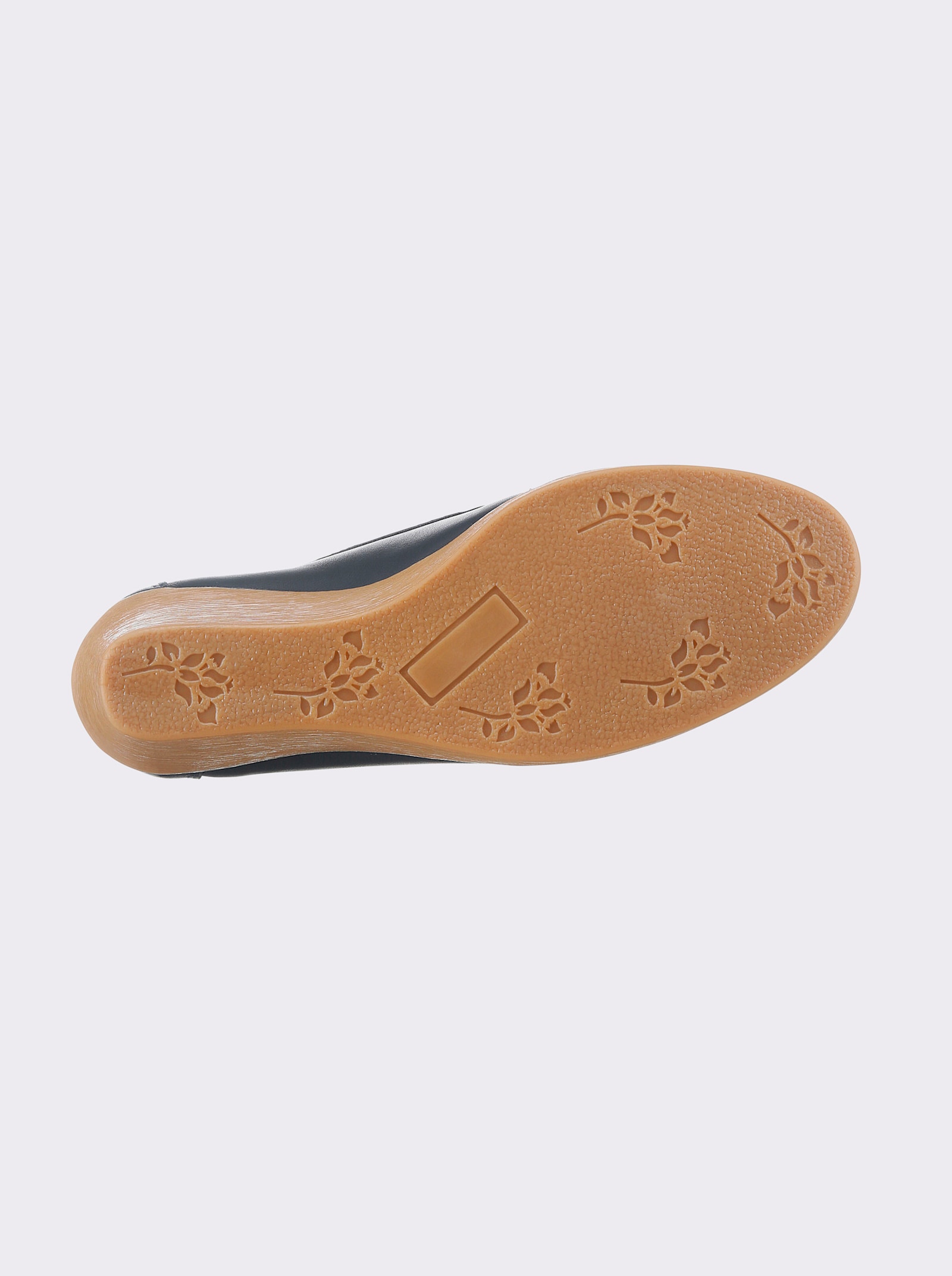 airsoft modern+ Slipper mit rutschhemmender Laufsohle - dunkelblau