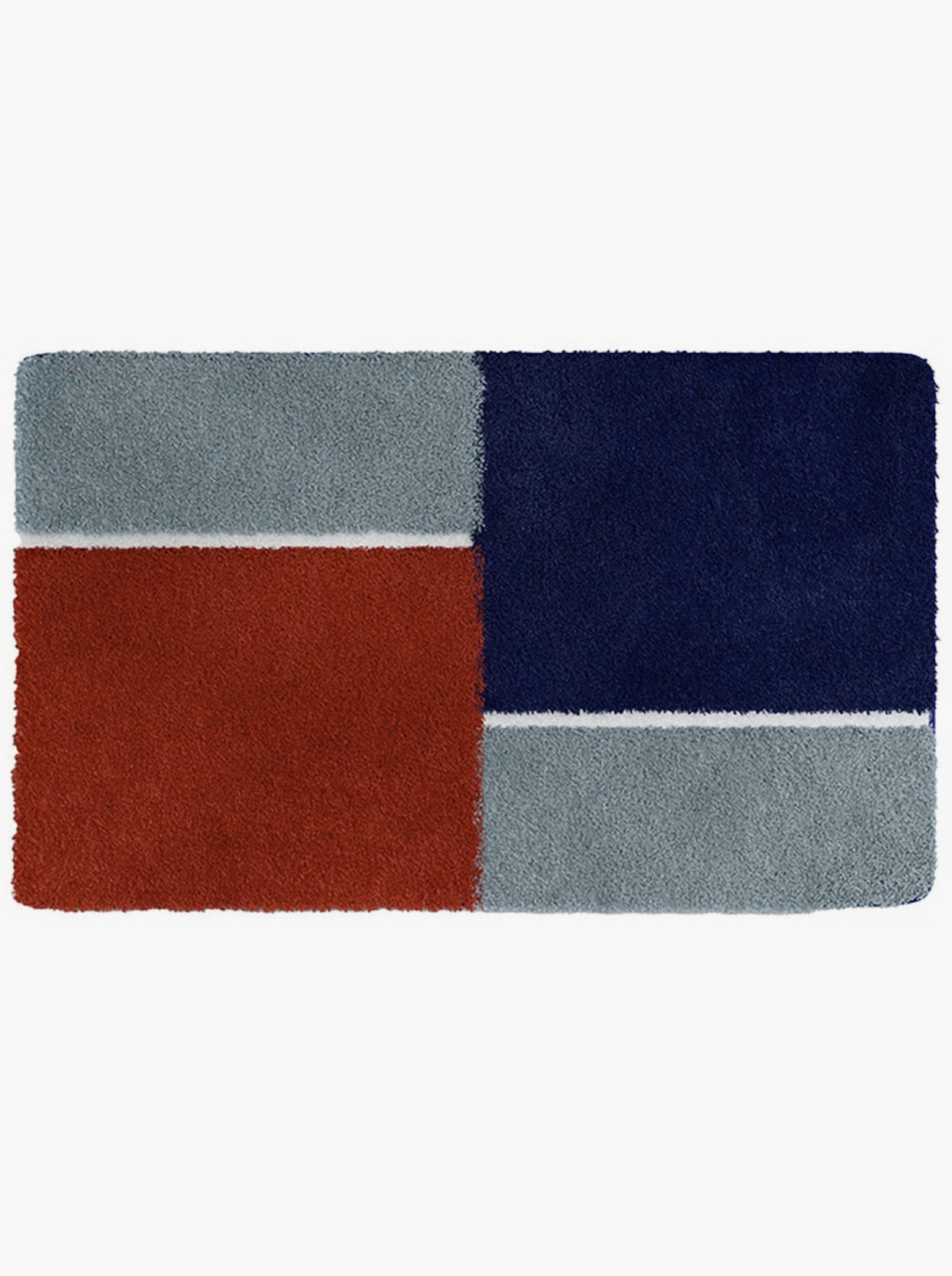 Batex Badematte - rot-blau