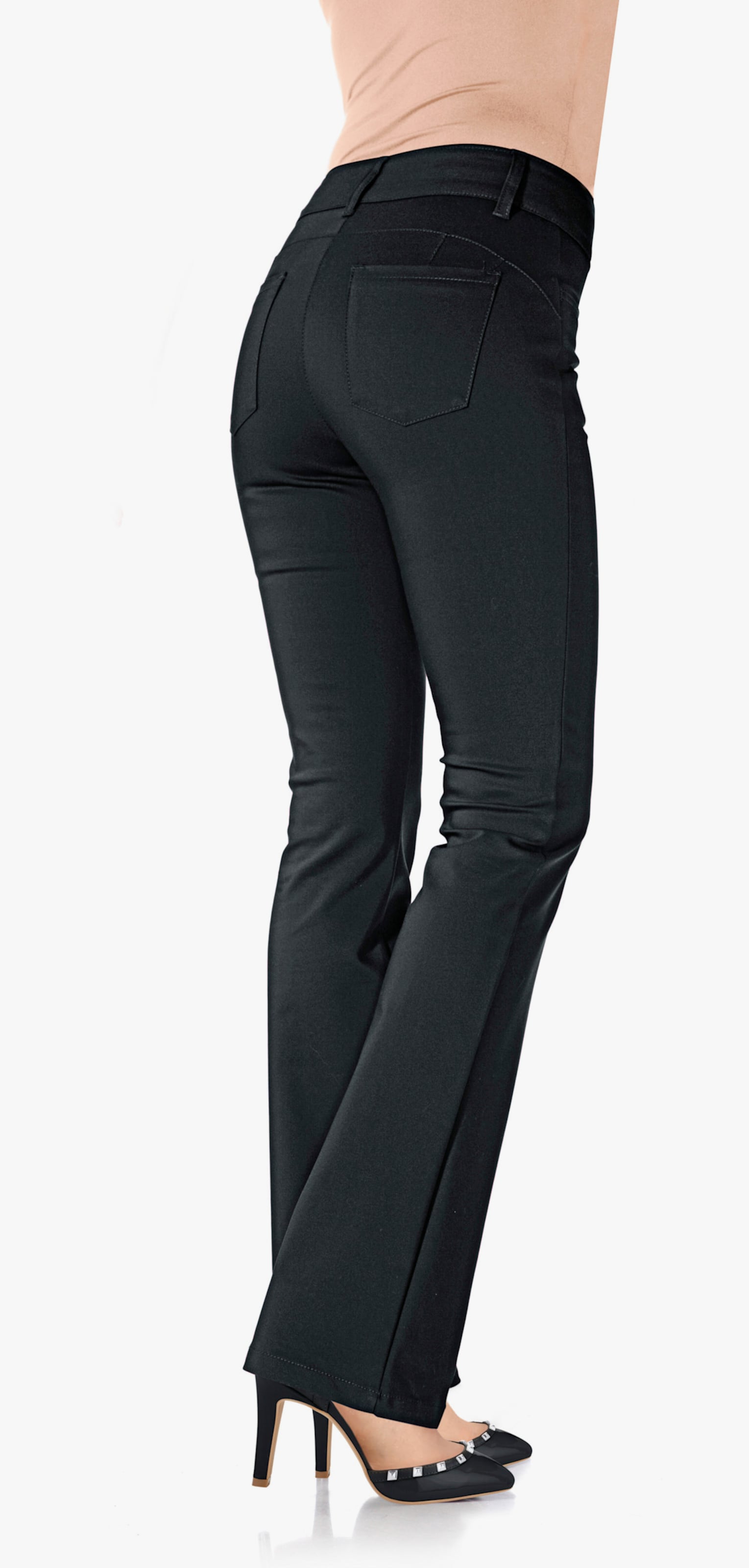 heine Bootcuthose aus Techno-Stretch - schwarz