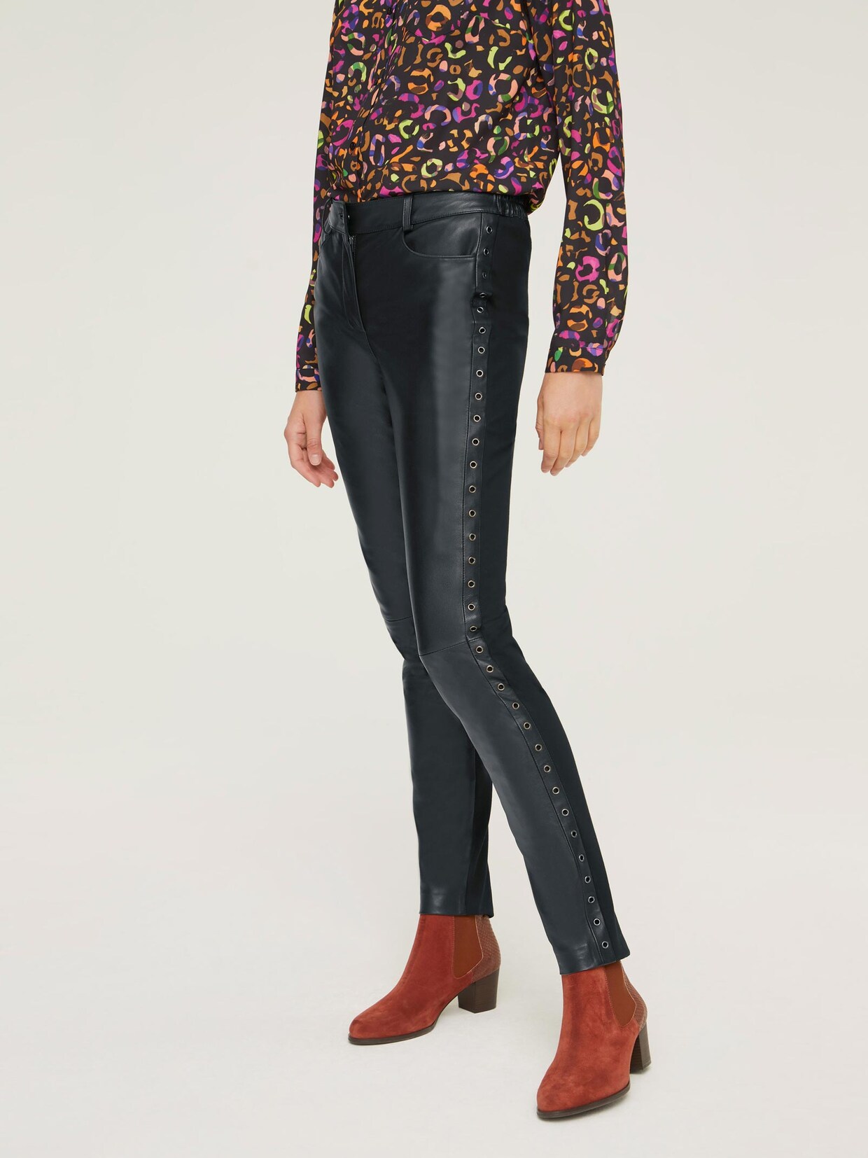 Rick Cardona Lederhose - schwarz