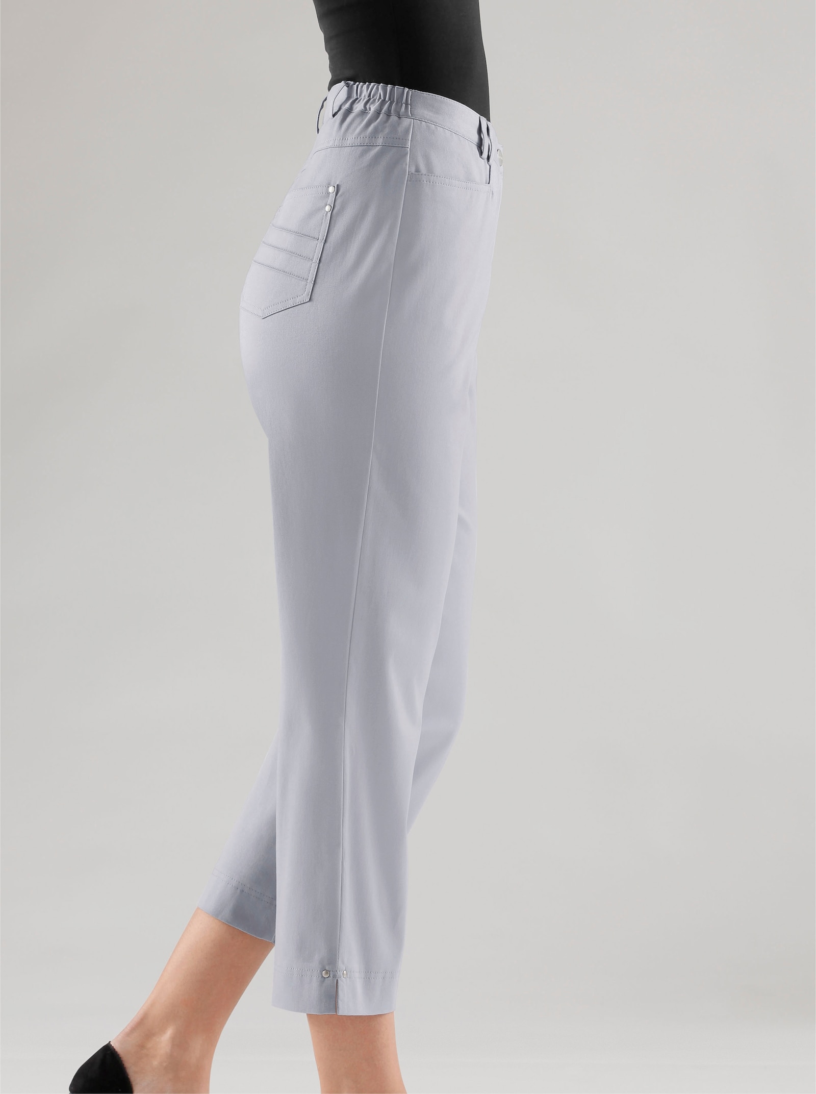 Cosma 7/8-broek, vuilafstotend en kreukarm - lichtgrijs