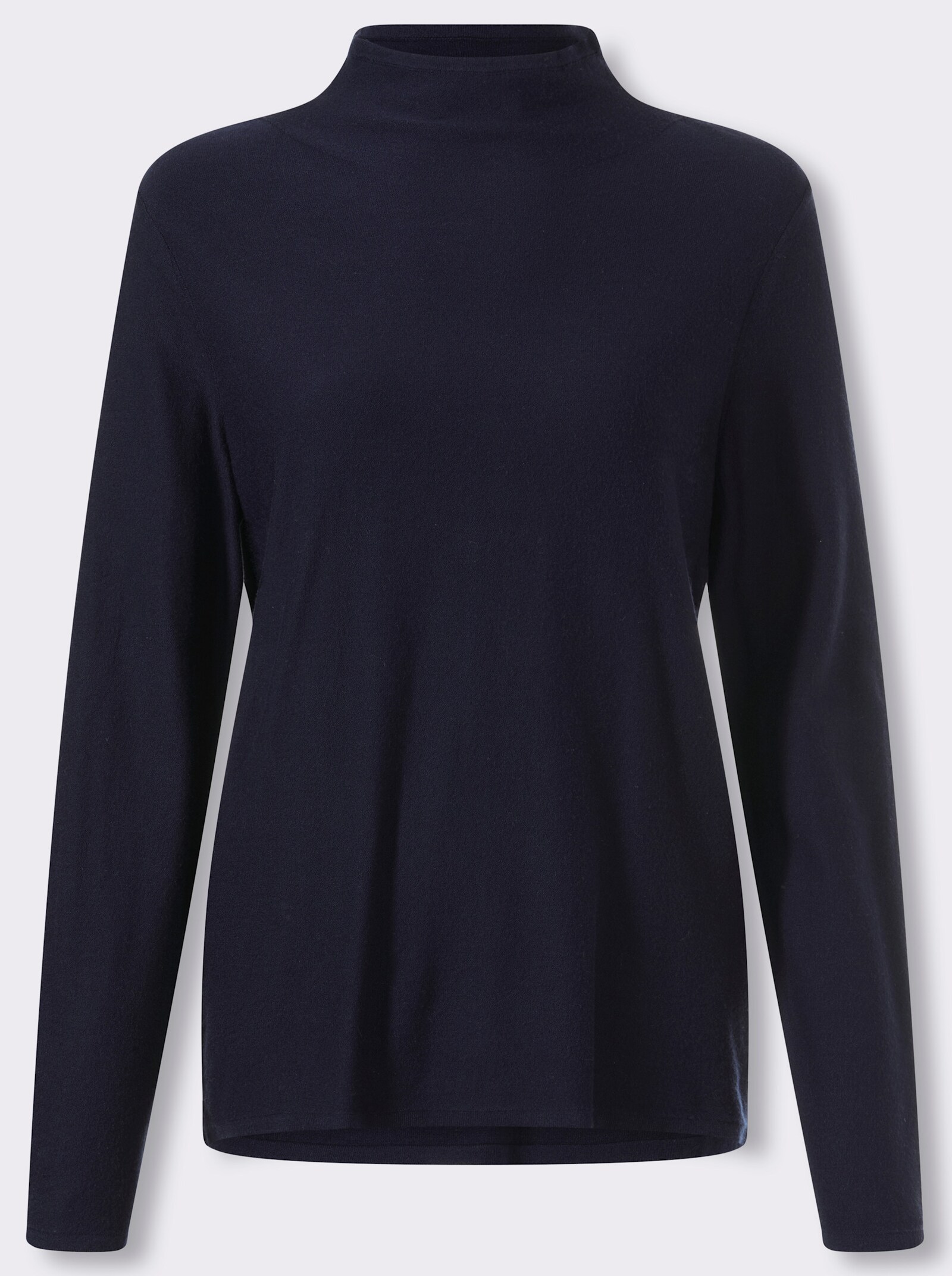 heine Stehkragenpullover mit Langarm - marine