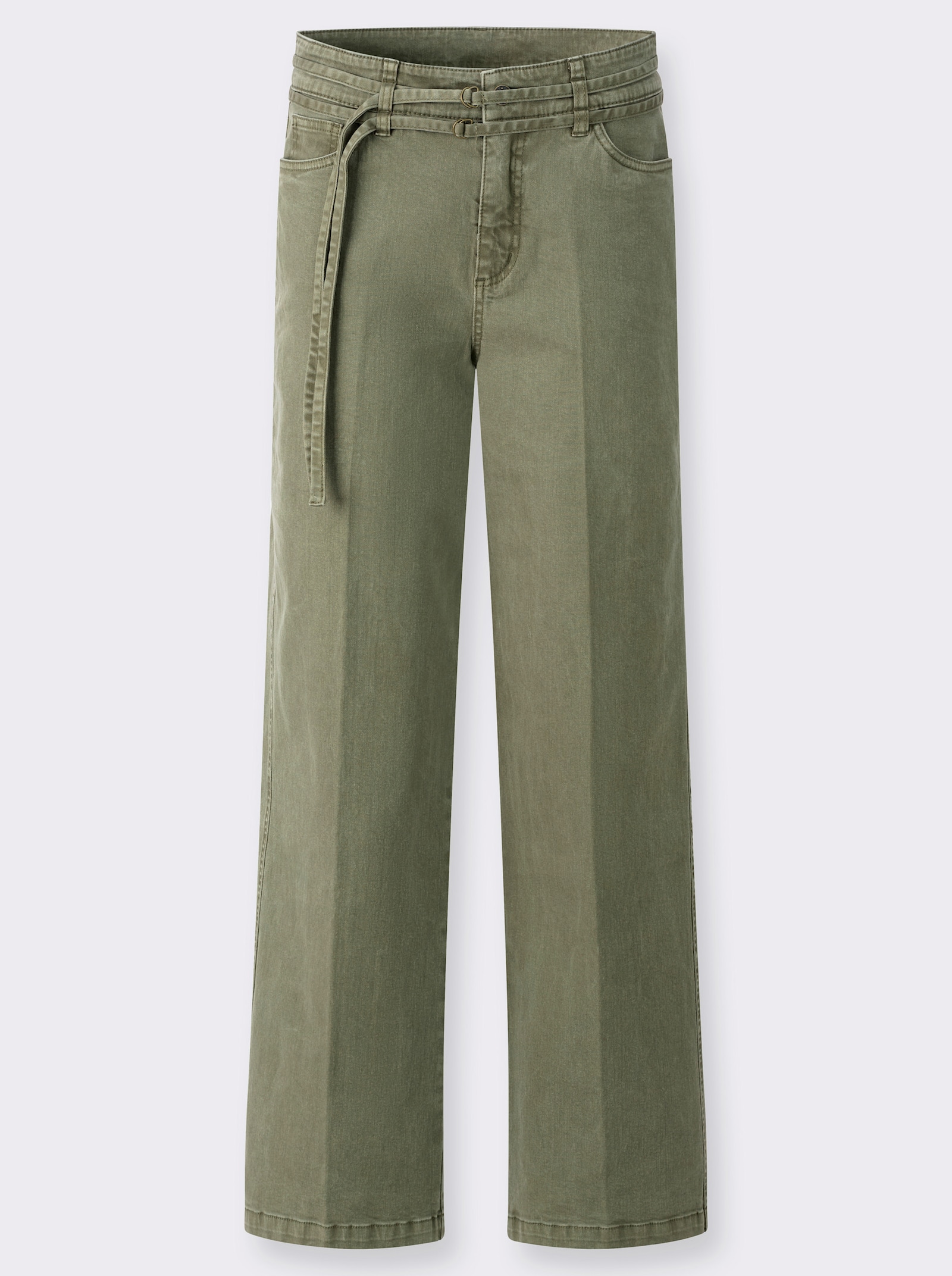 heine Hose erhöhte Leibhöhe - khaki