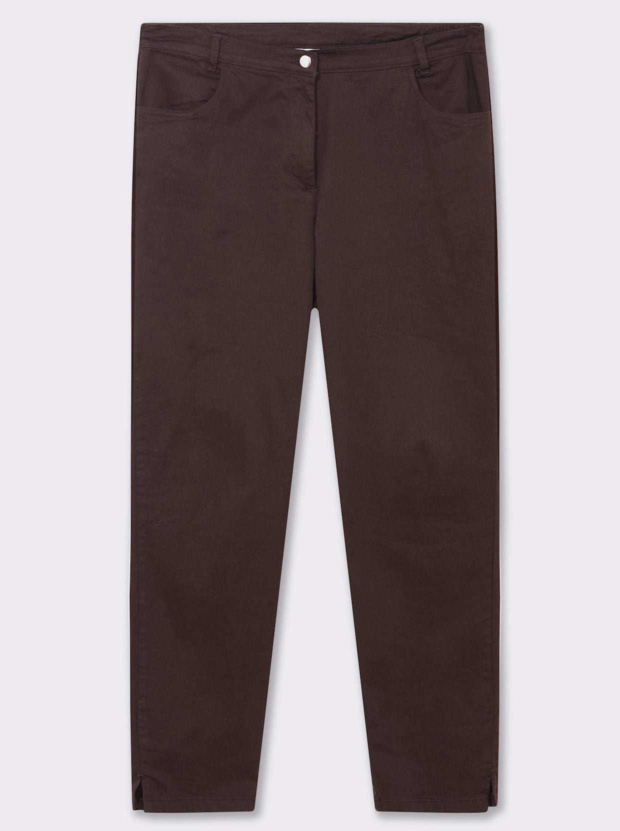 Jeans mit Stretch-Anteil - schokobraun