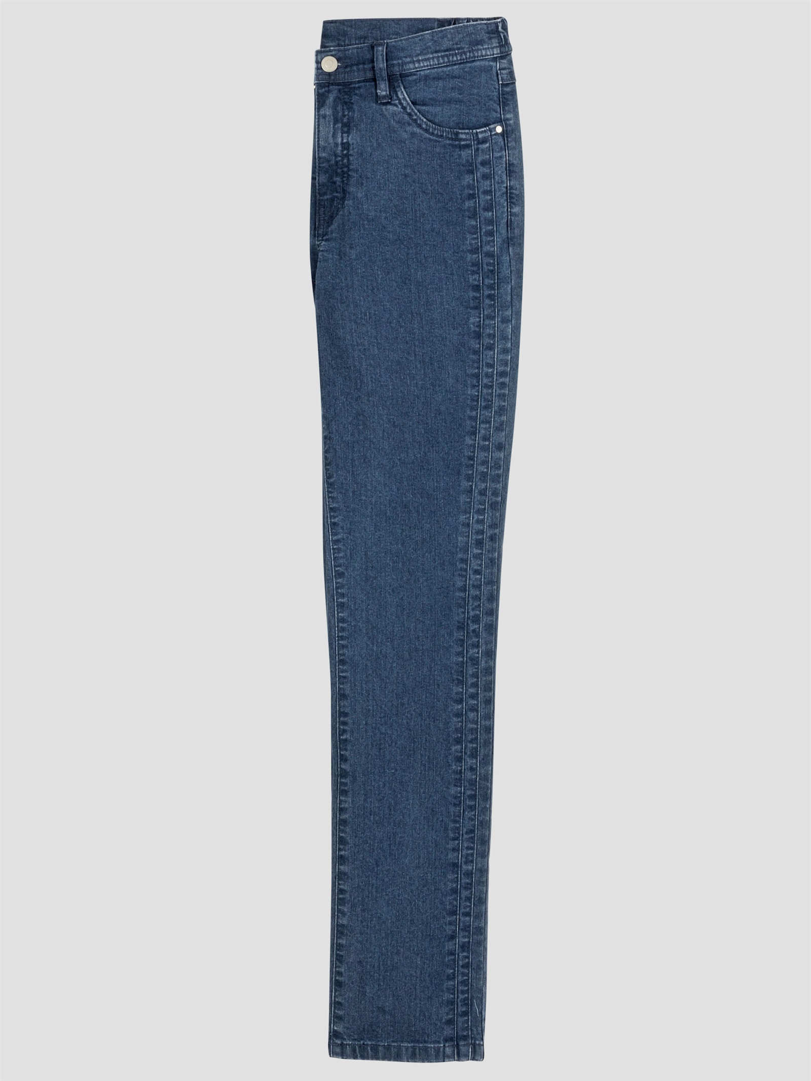 Jeans mit seitlichem Einsatz - blue-stone-washed