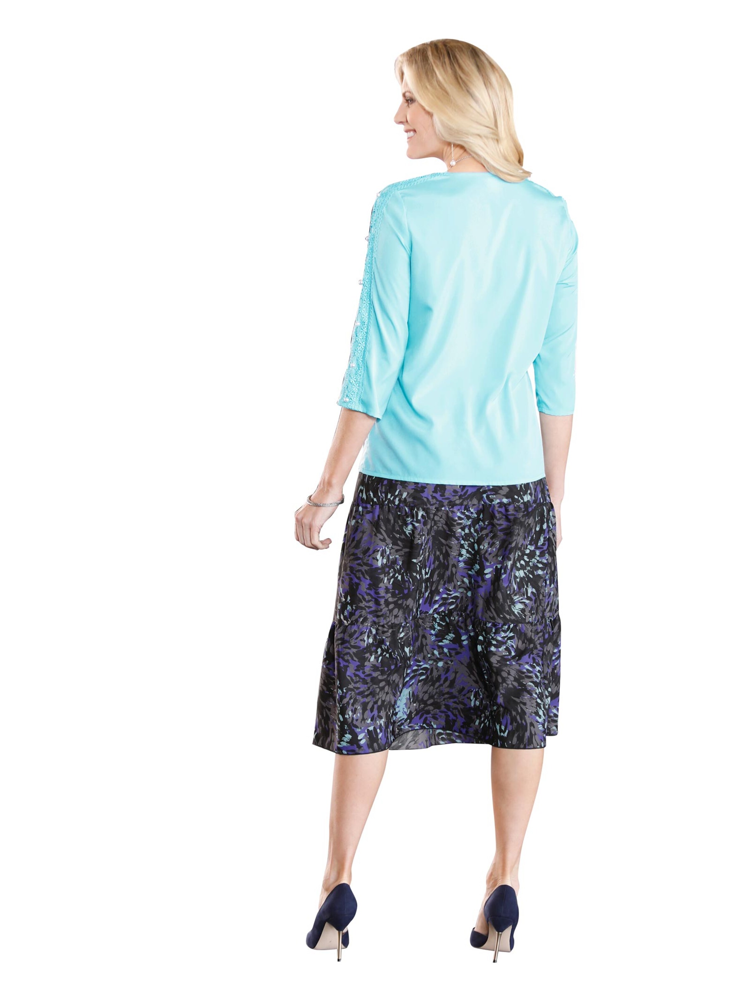 Rock - schwarz-gemustert