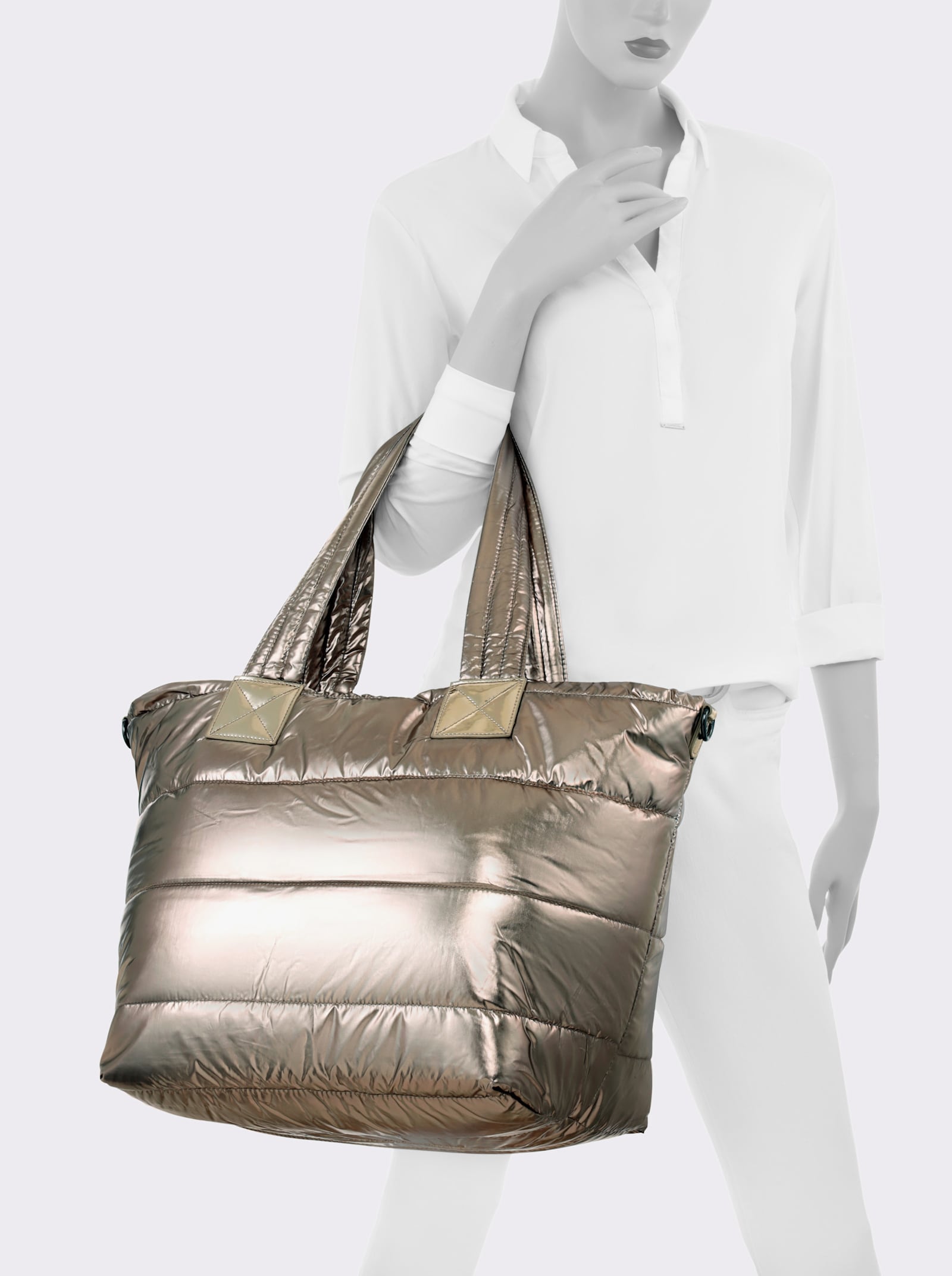 heine Tasche - altgoldfarben