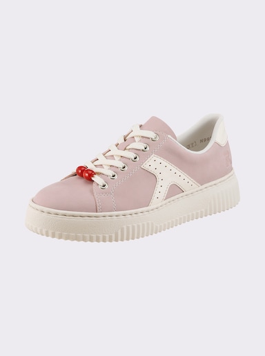 Rieker Sneaker mit Zierperlen - hellrose