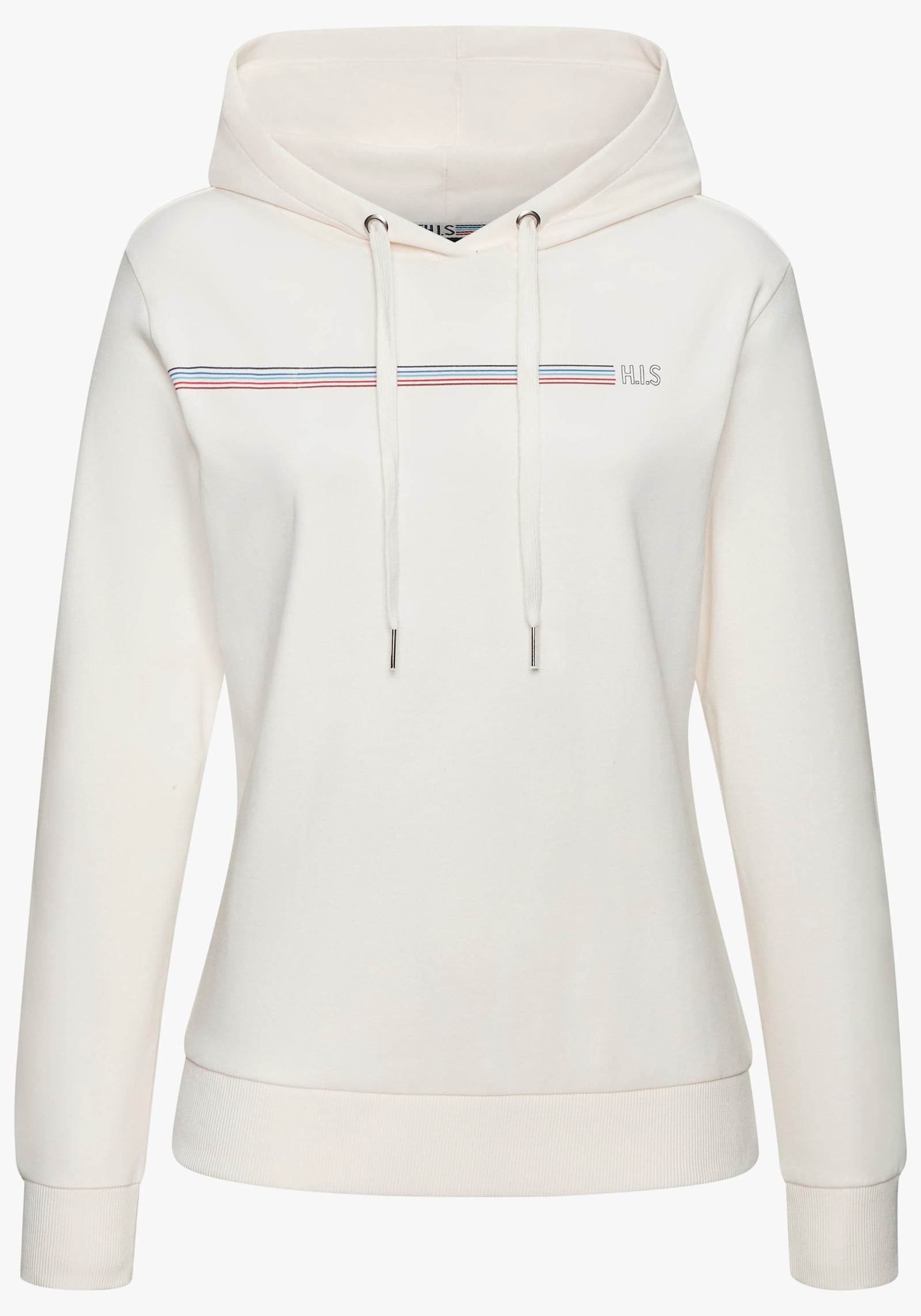 H.I.S Sweat à capuche - écru